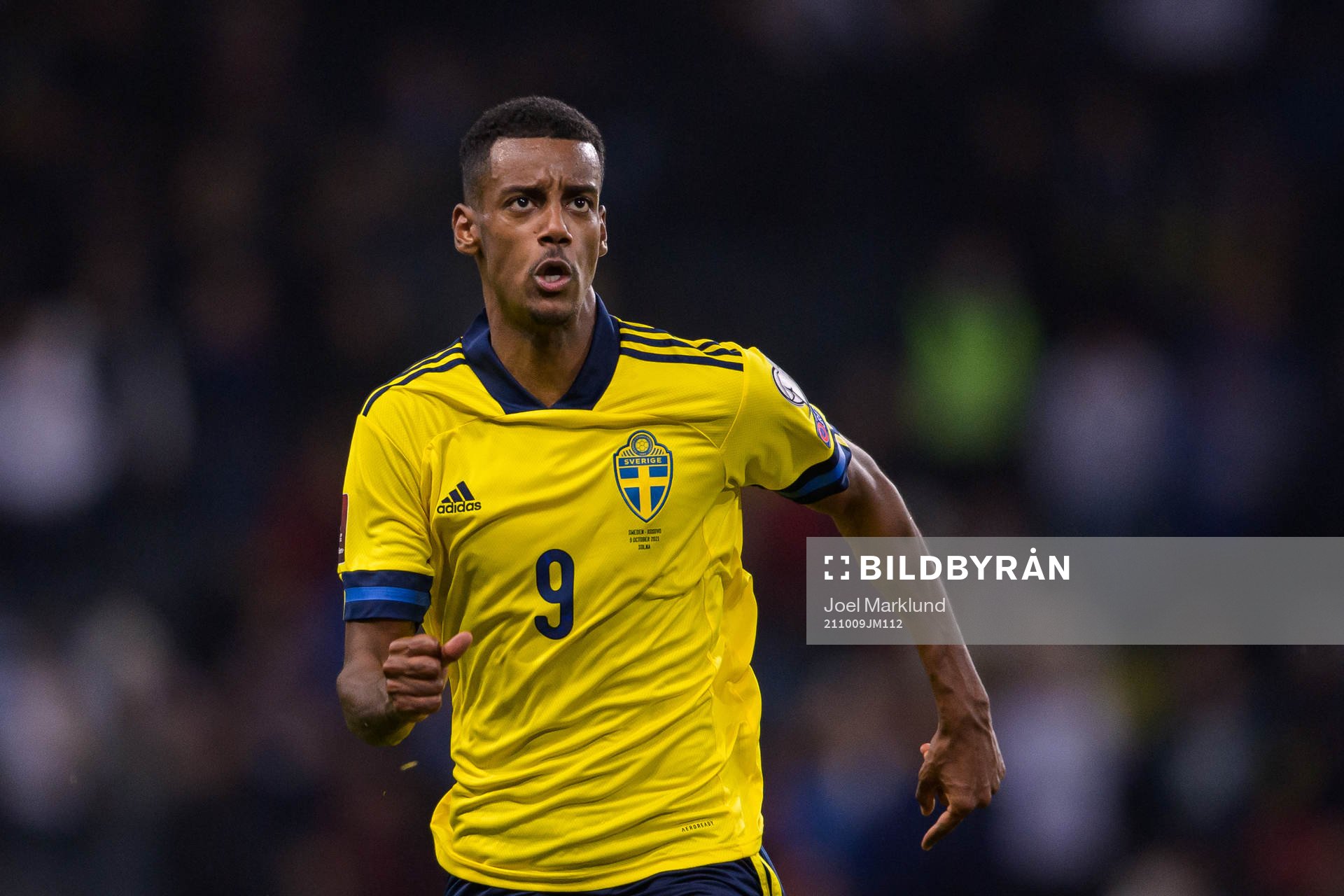 Alexander Isak of Sweden