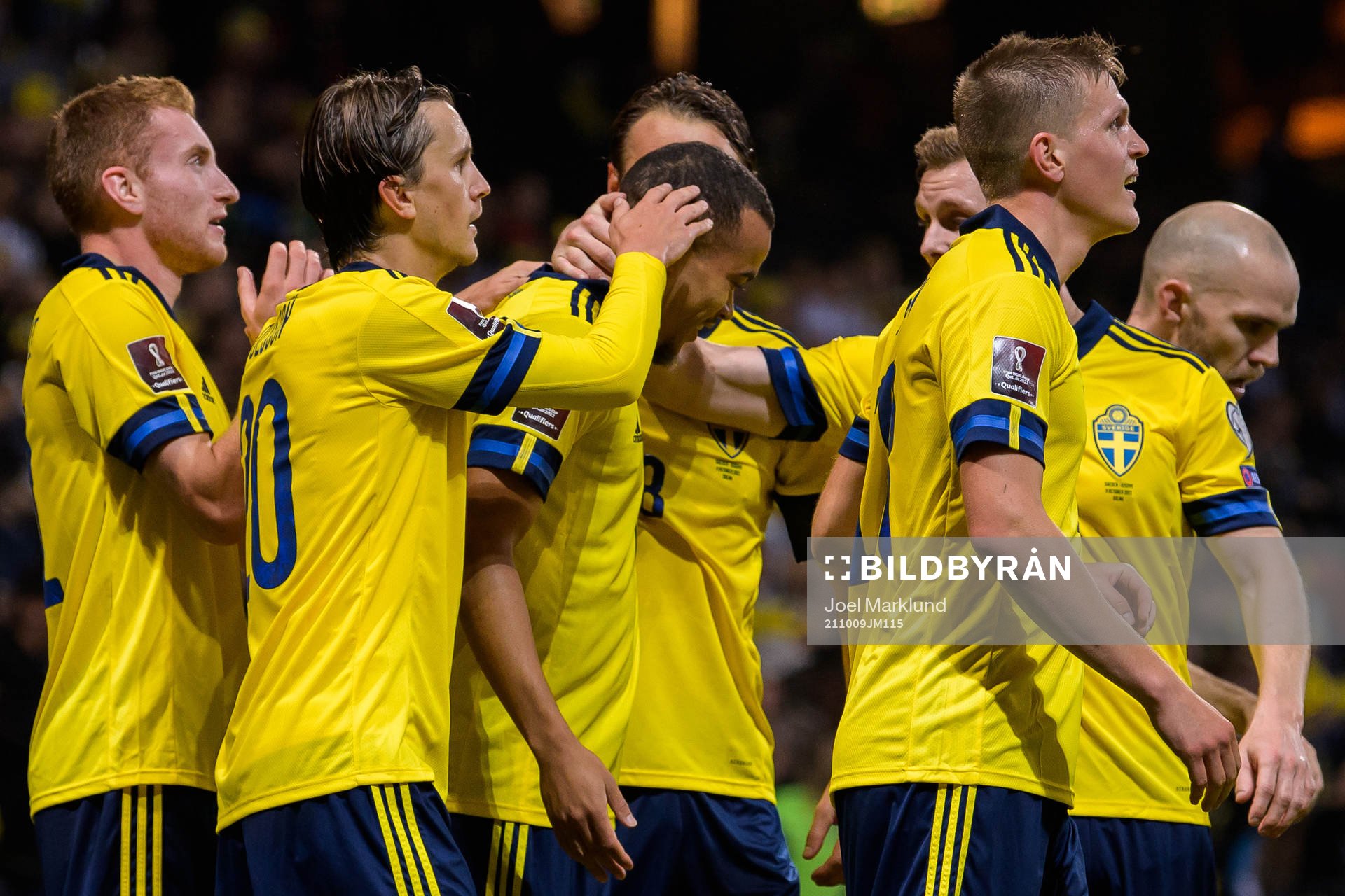 Dejan Kulusevski, Kristoffer Olsson, Robin Quaison, Emil