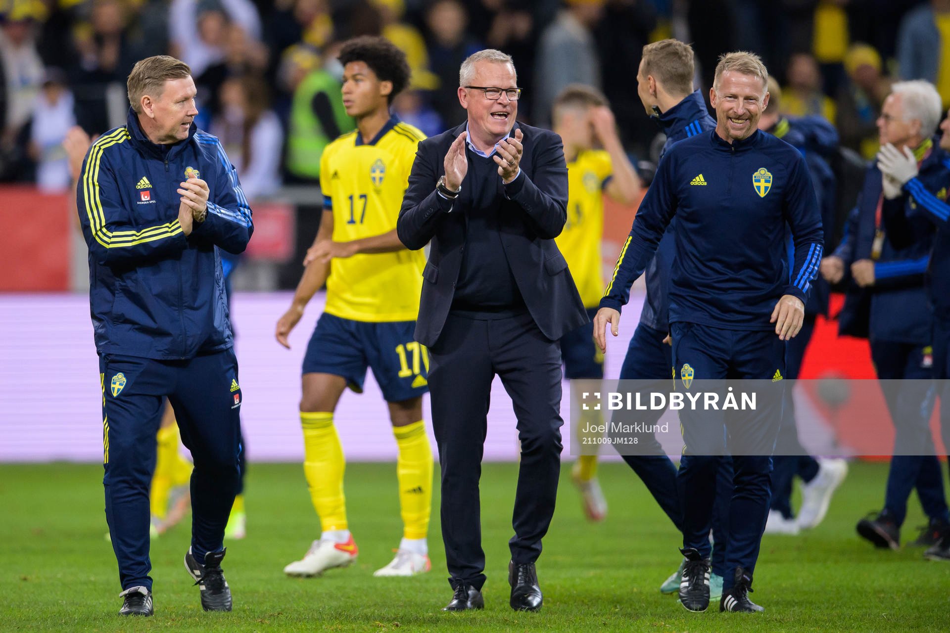 Assistant coach Peter Wettergren, head coach Janne