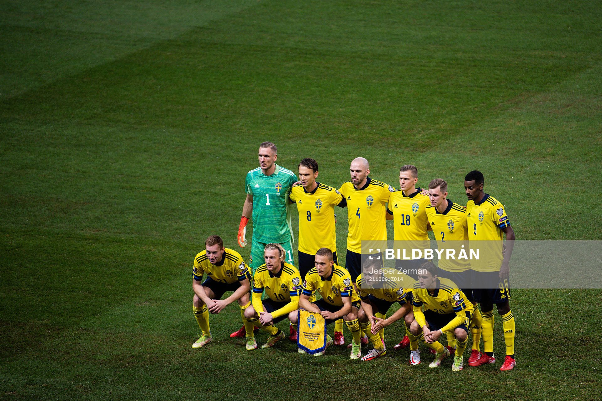 Starting eleven of Sweden