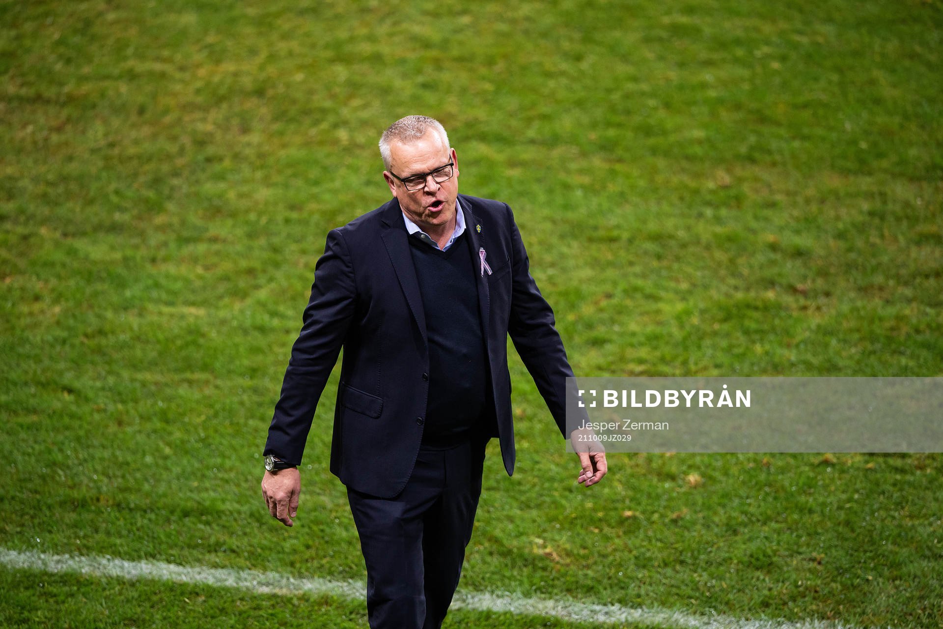 head coach Janne Andersson of Sweden