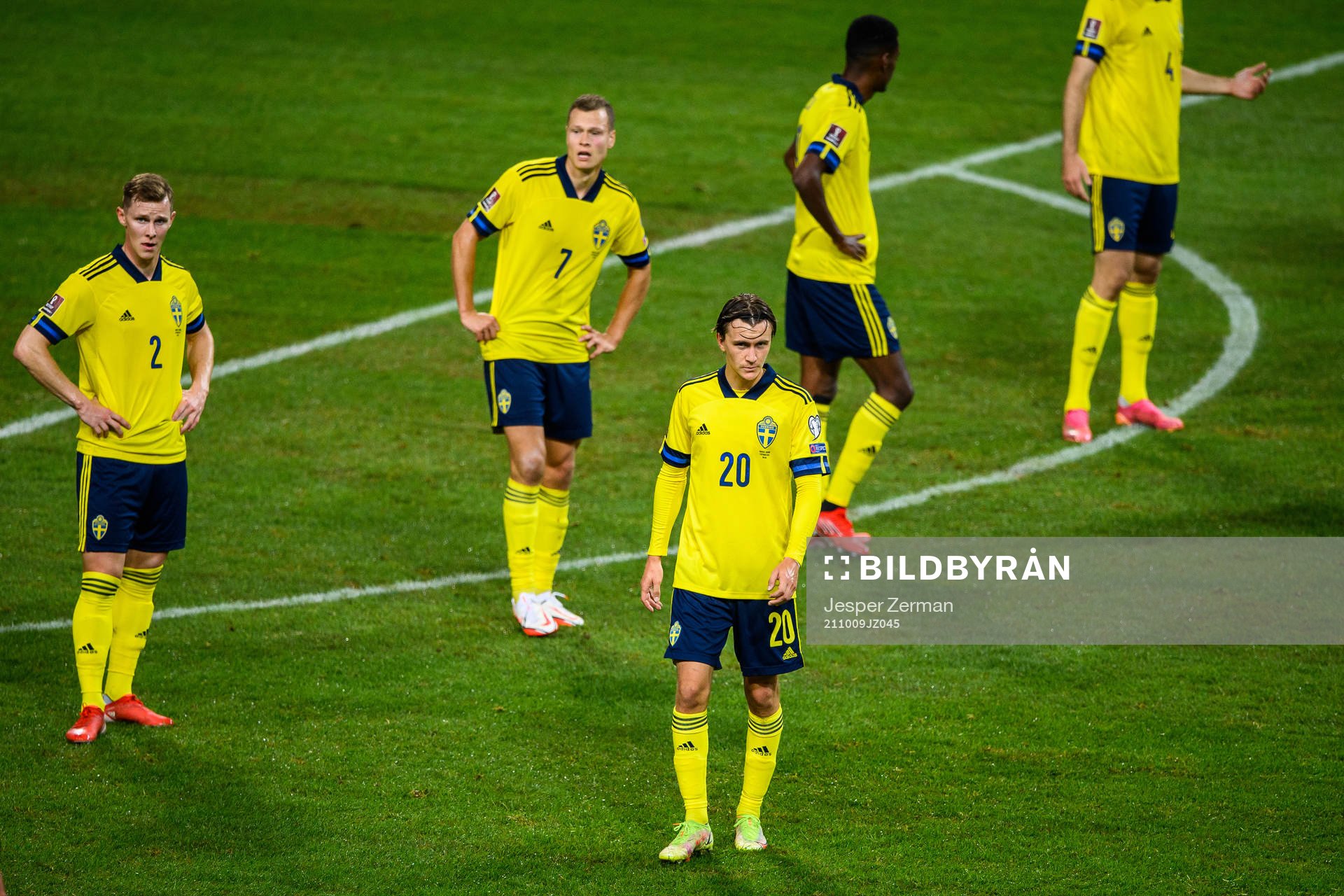 Kristoffer Olsson, Emil Krafth and Viktor Claesson of Sweden