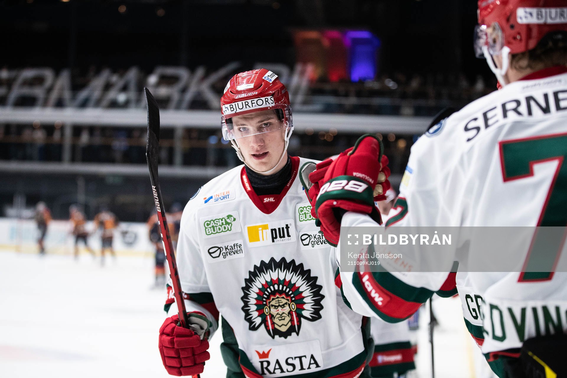 Frölundas Elmer Söderblom jublar