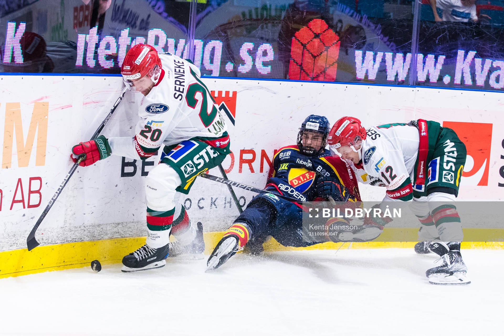 Frölundas Joel Lundqvist och Max Friberg