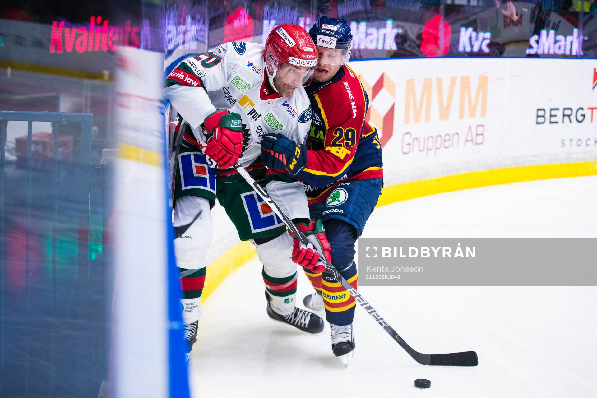 Frölundas Joel Lundqvist och Djurgårdens Sebastian