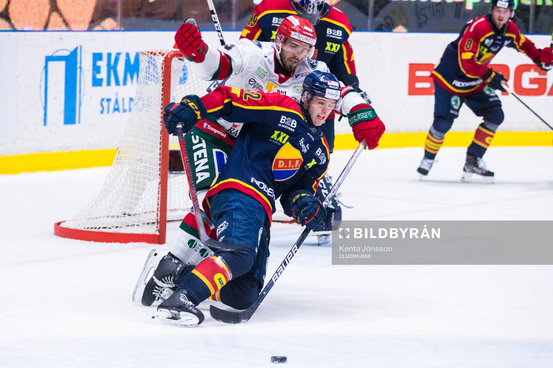 Frölundas Michael Spacek och Djurgårdens Ludvig Hedström