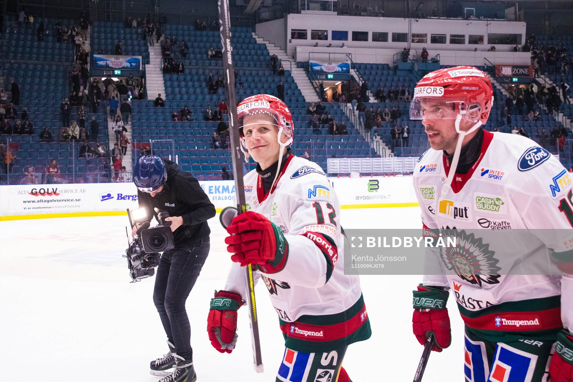 Frölundas Max Friberg jublar