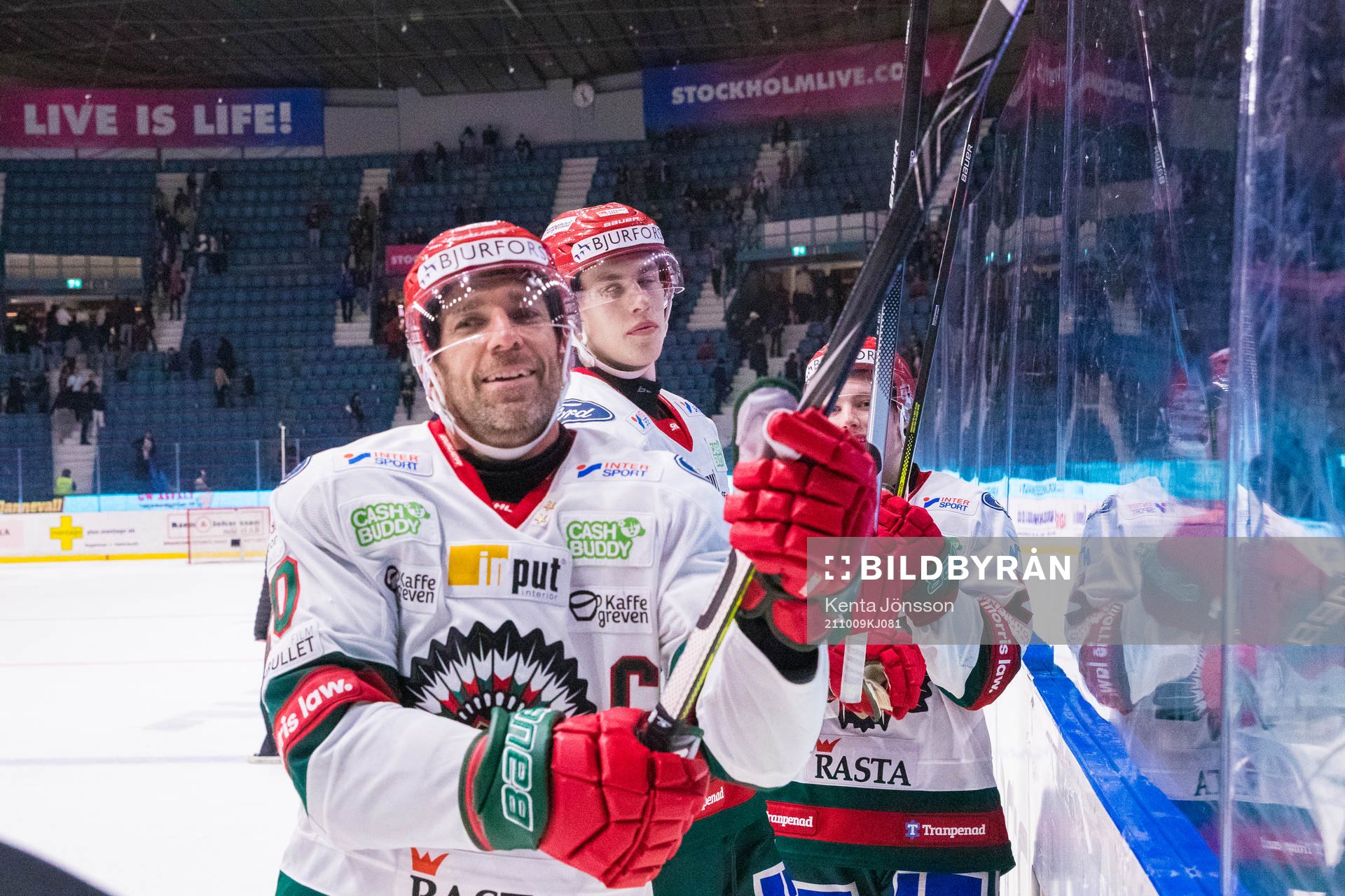Frölundas Joel Lundqvist jublar