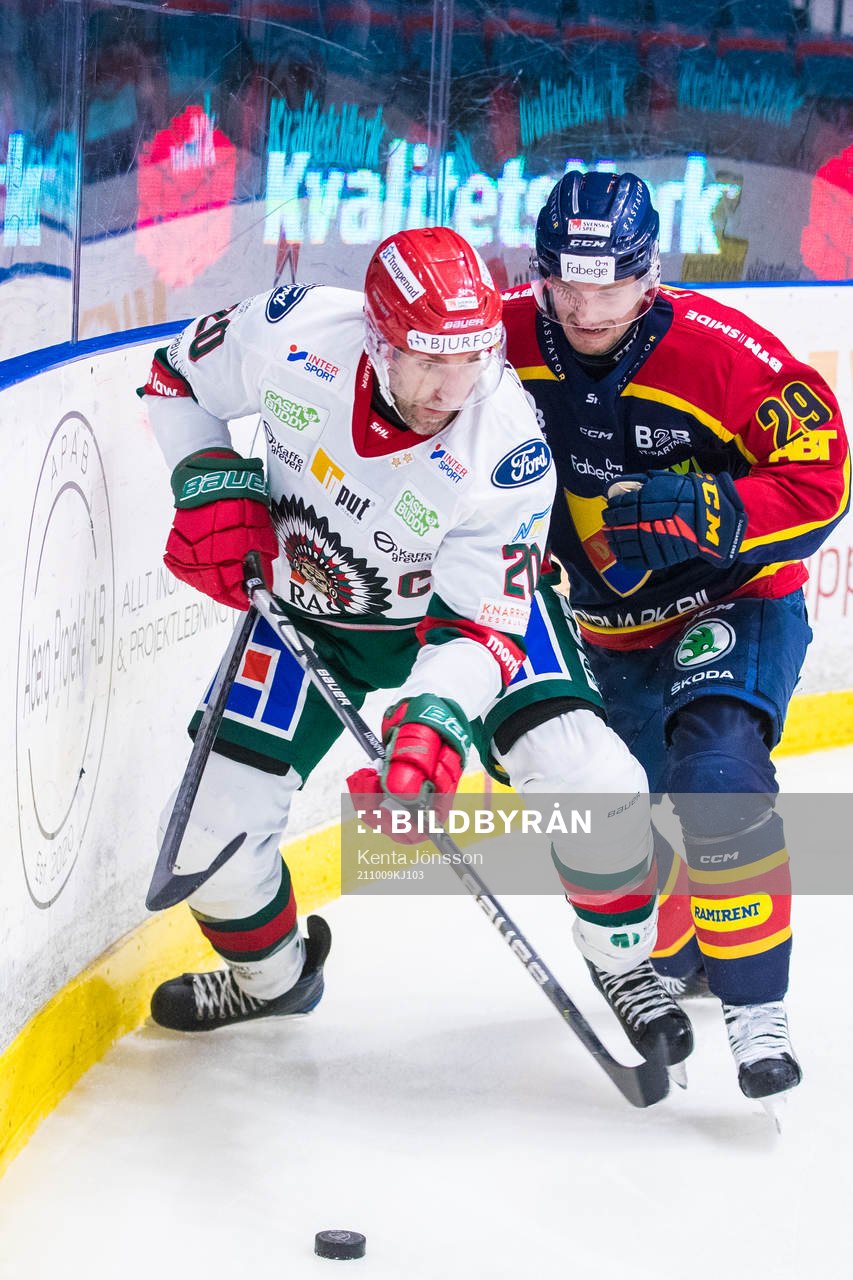 Frölundas Joel Lundqvist och Djurgårdens Sebastian