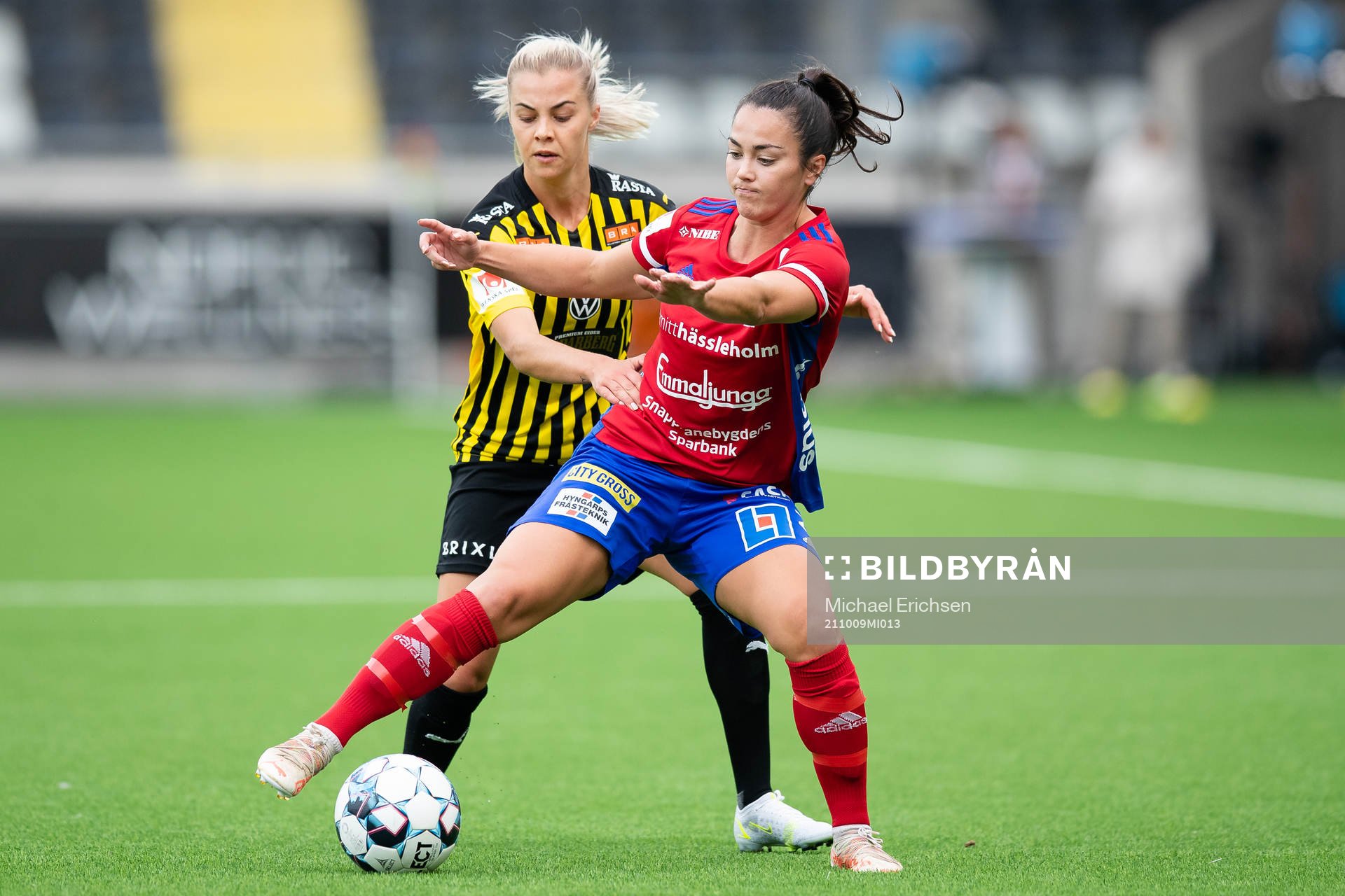 Häckens Lotta Ökvist och Vittsjös Fernanda Da Silva