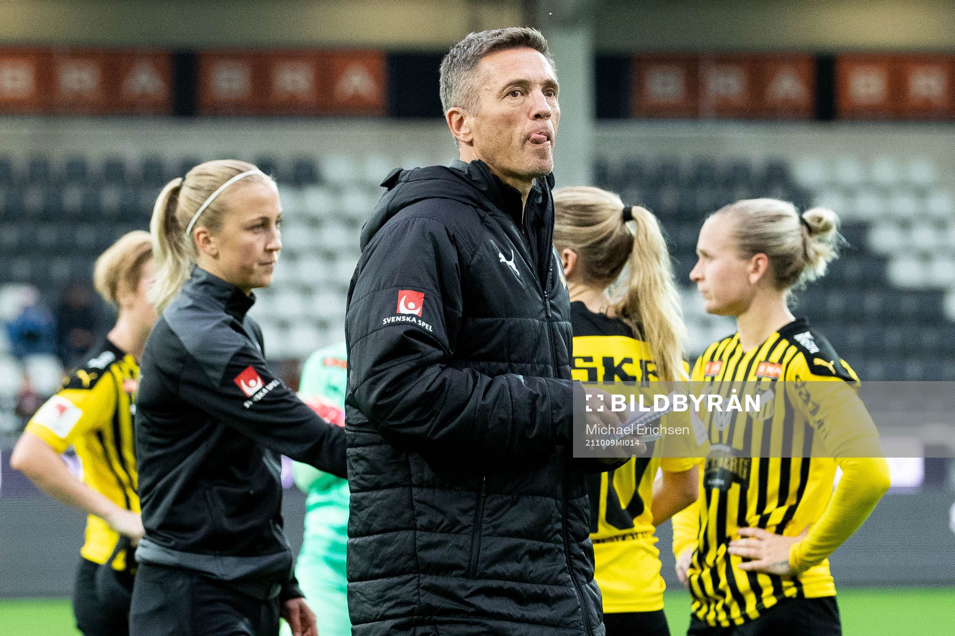 Häckens tränare Mats Gren deppar