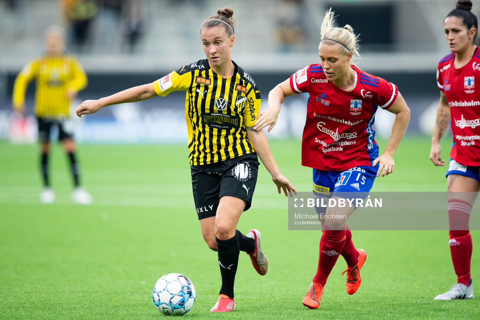 Häckens Julia Zigiotti Olme och Vittsjös Nellie Persson