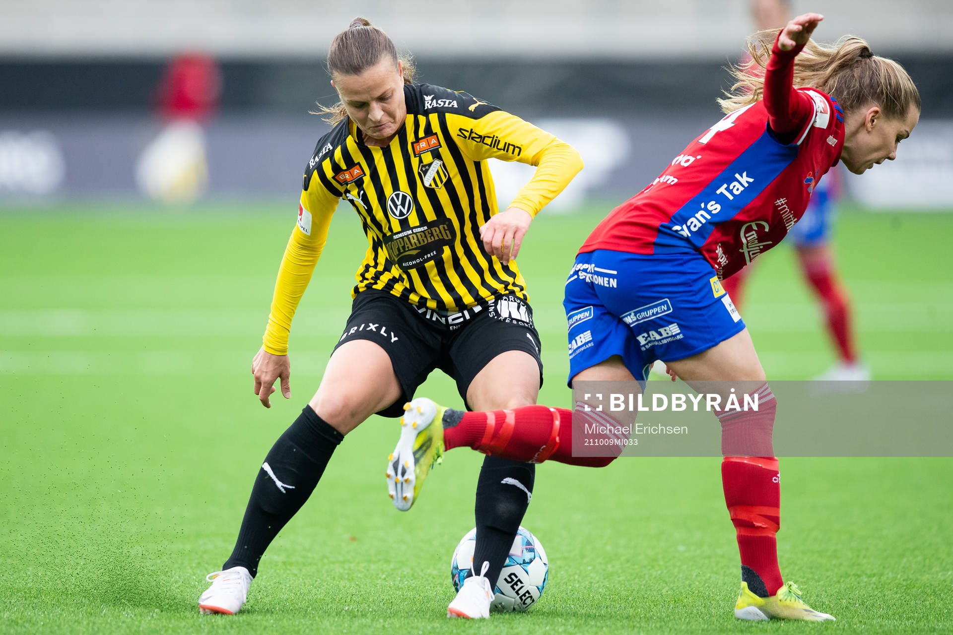 Häckens Milica Mijatovic och Vittsjös Ebba Hed