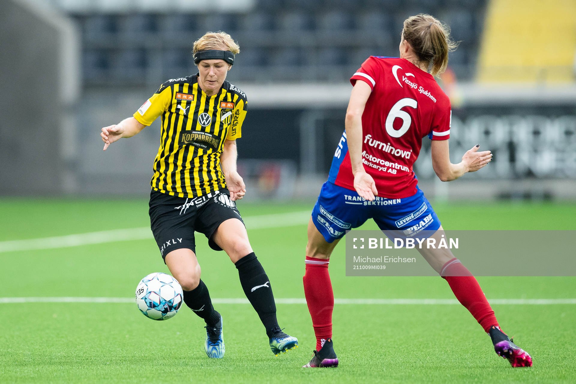 Häckens Luna Nörgaard Gevitz mot Vittsjös Clara Markstedt