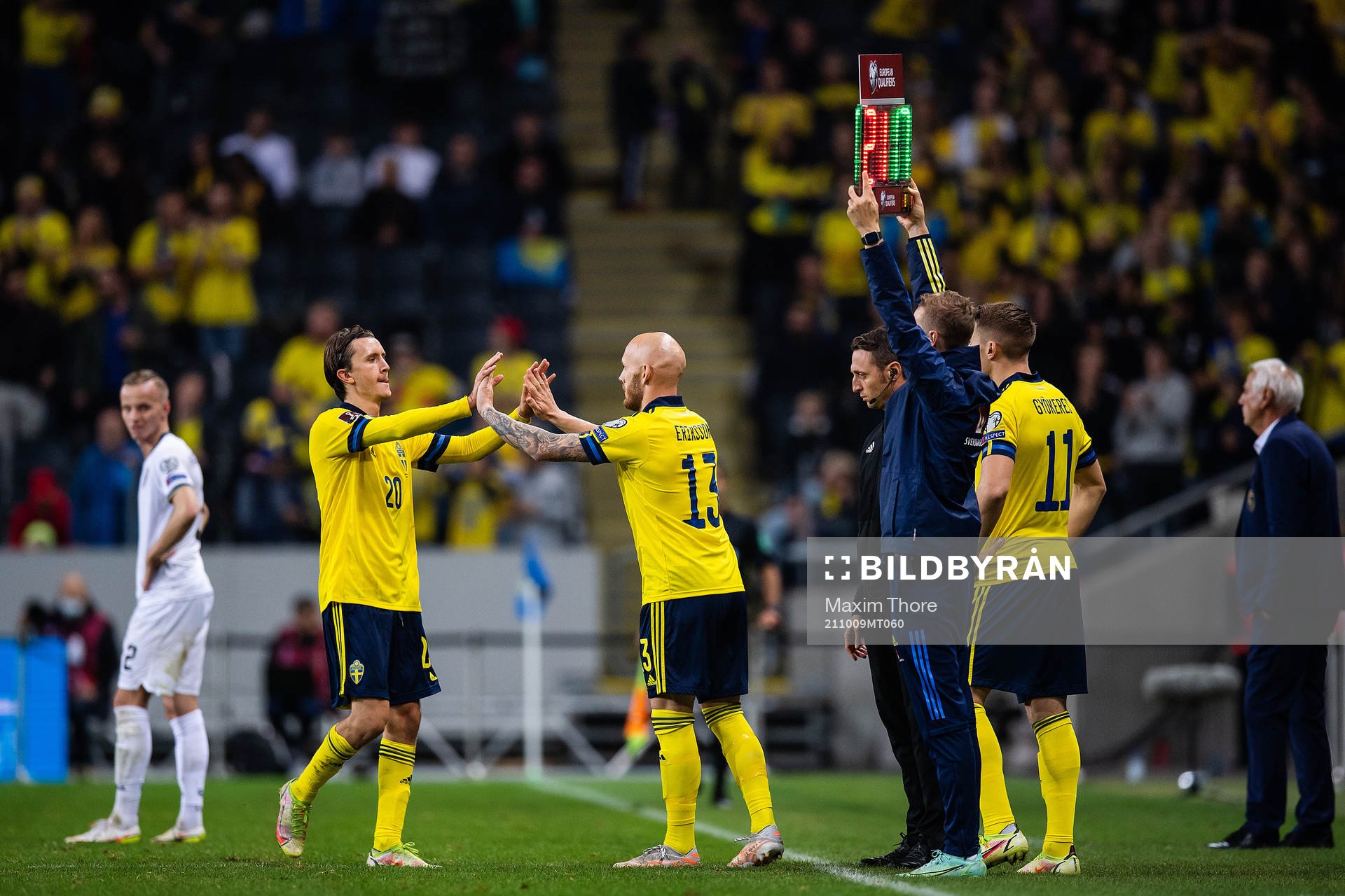Kristoffer Olsson and Magnus Eriksson of Sweden