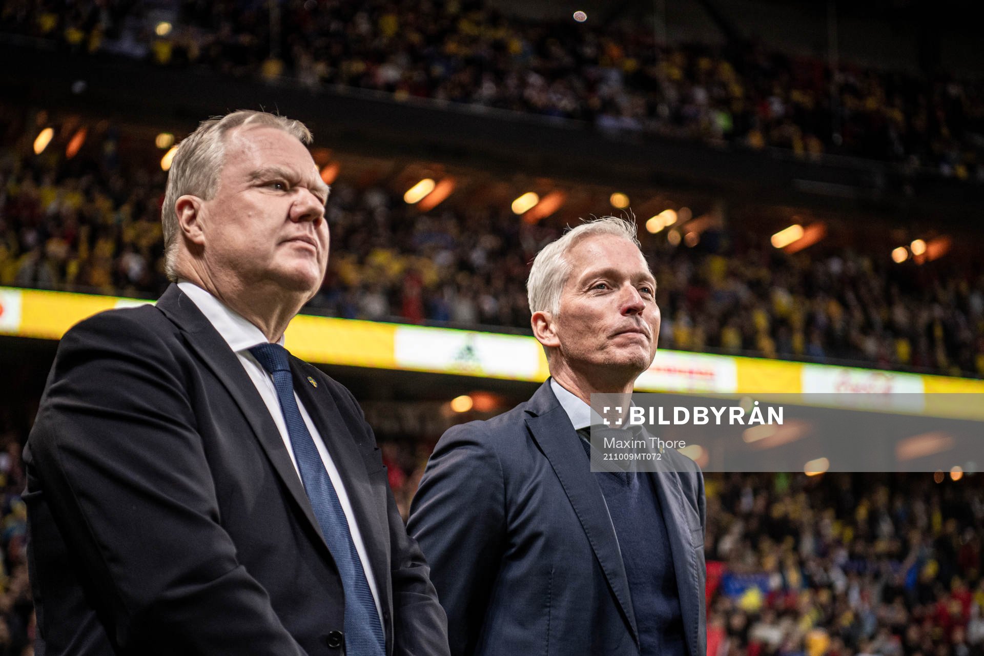 Karl-Erik Nilsson, president and Håkan Sjöstrand, General