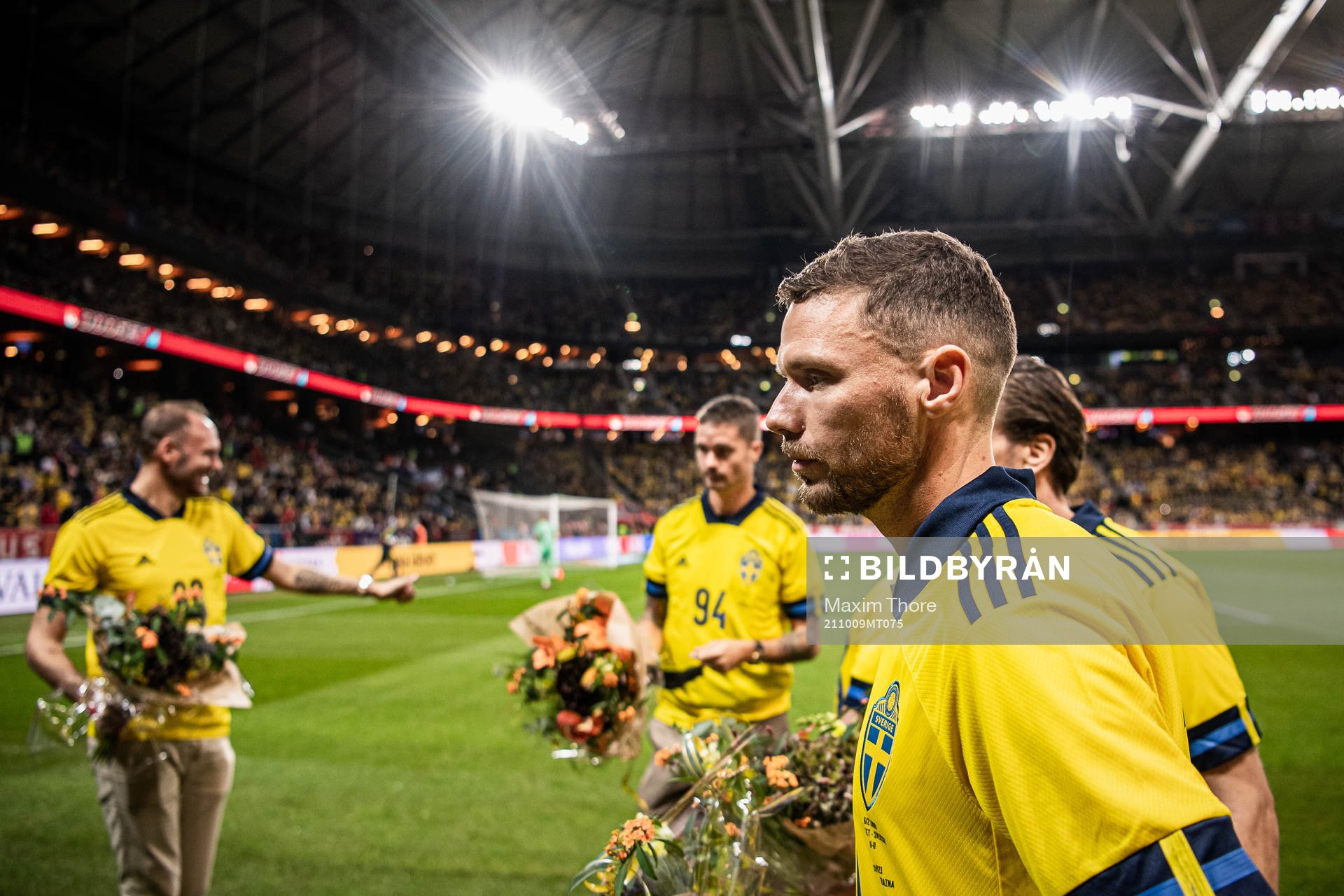 Former football players Marcus Berg, Gustav Svensson,