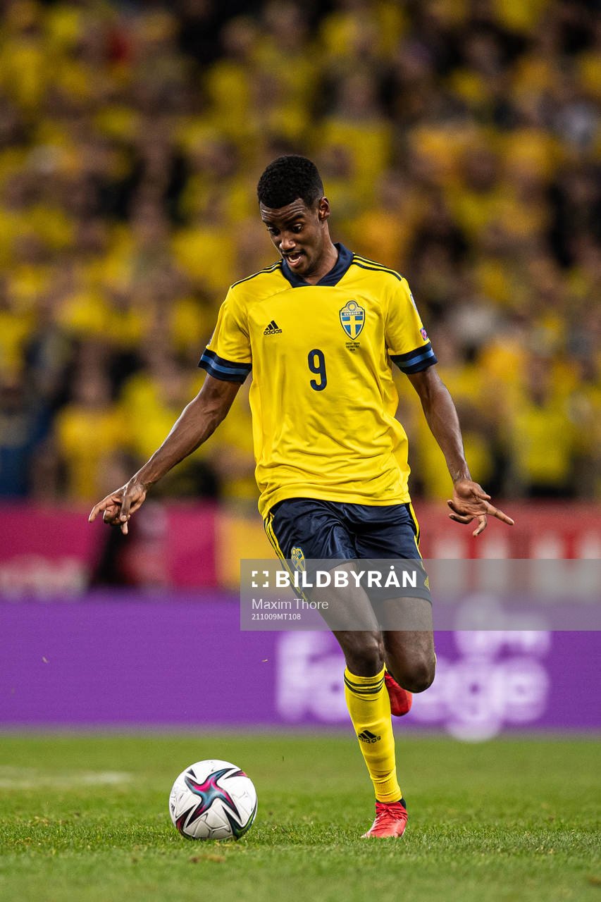 Alexander Isak of Sweden