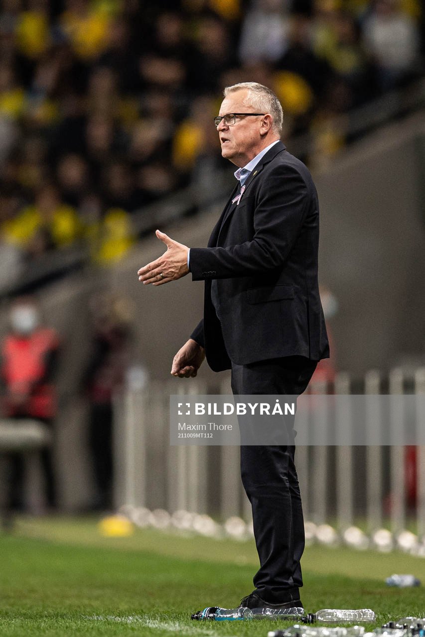 Head coach Janne Andersson of Sweden