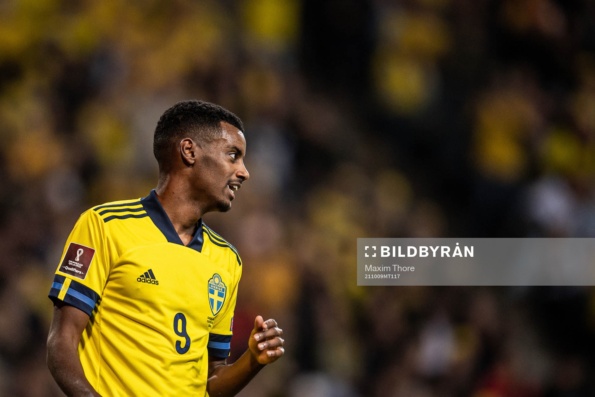 Alexander Isak of Sweden