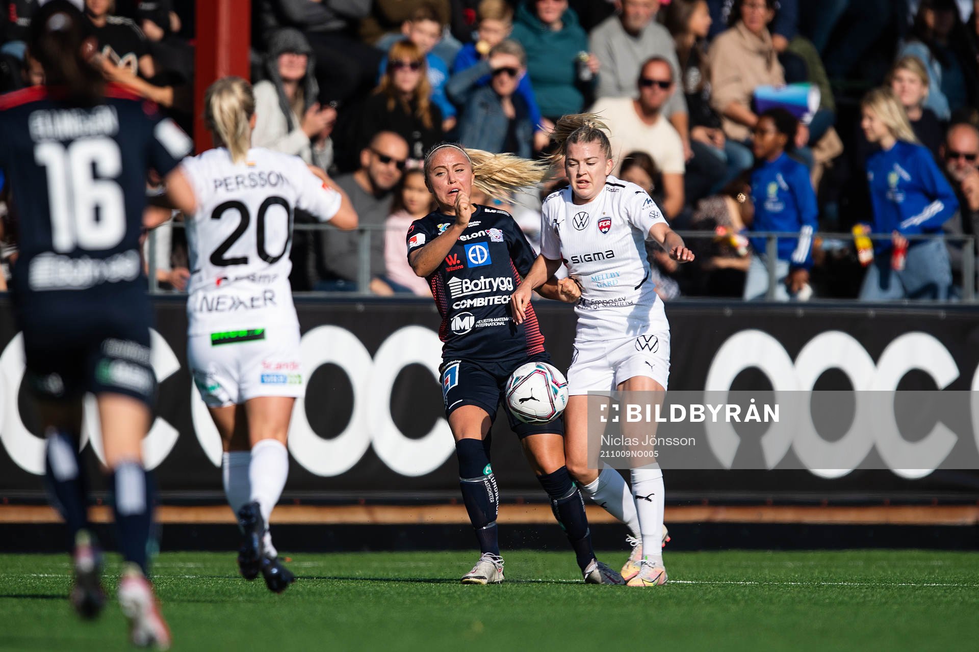 Linköpings Alva Selerud och Rosengårds Charlotte Grant