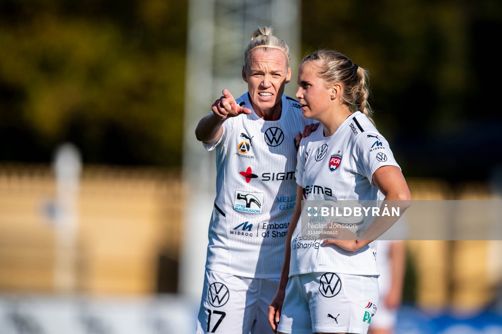 Rosengårds Caroline Seger och Ria Noora Minerva Öling