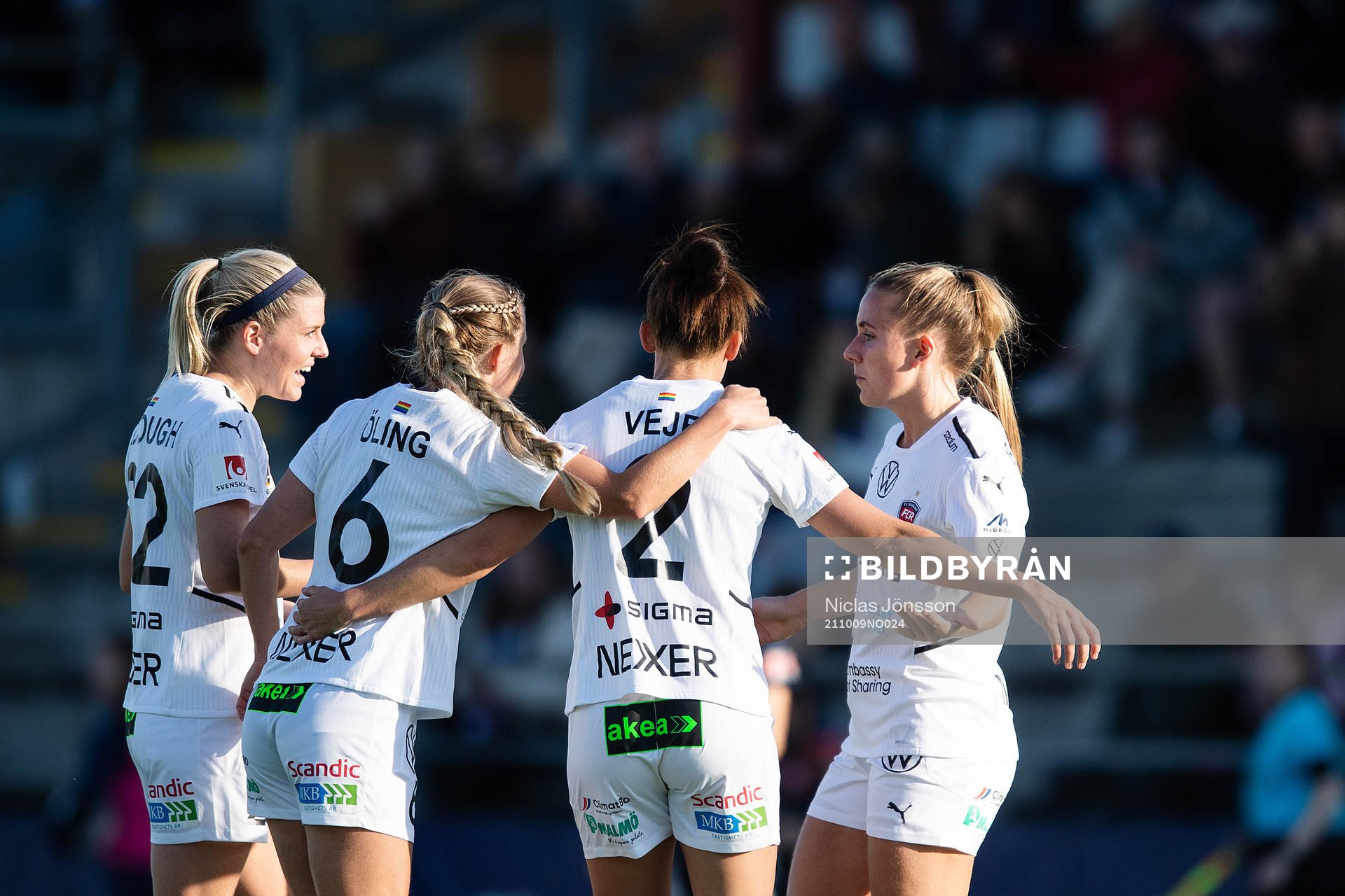 Rosengårds Olivia Schough jublar