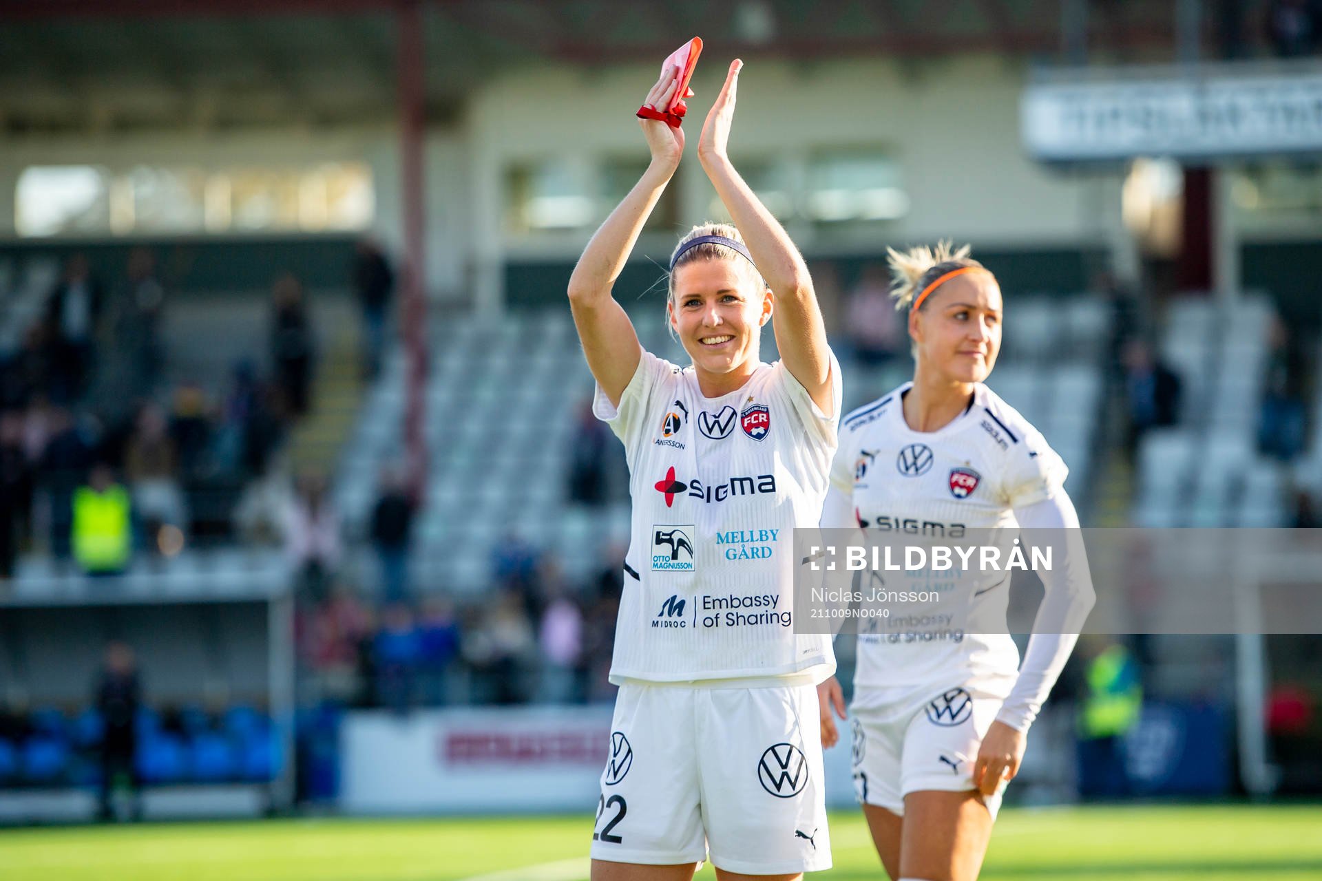 Rosengårds Olivia Schough jublar