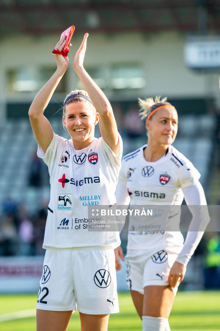 Rosengårds Olivia Schough jublar