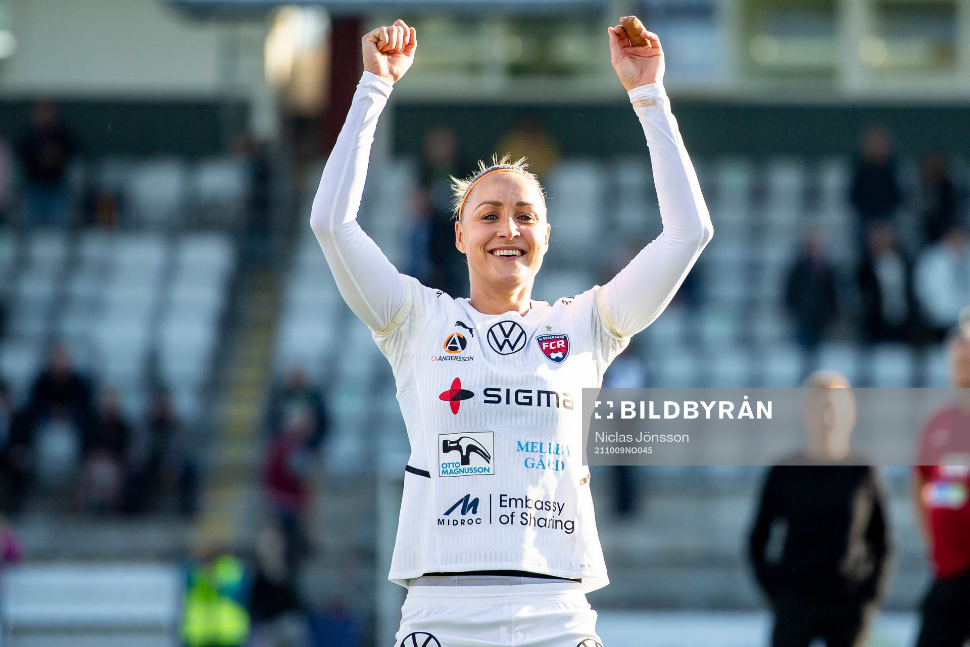 Rosengårds Sanne Troelsgaard jublar