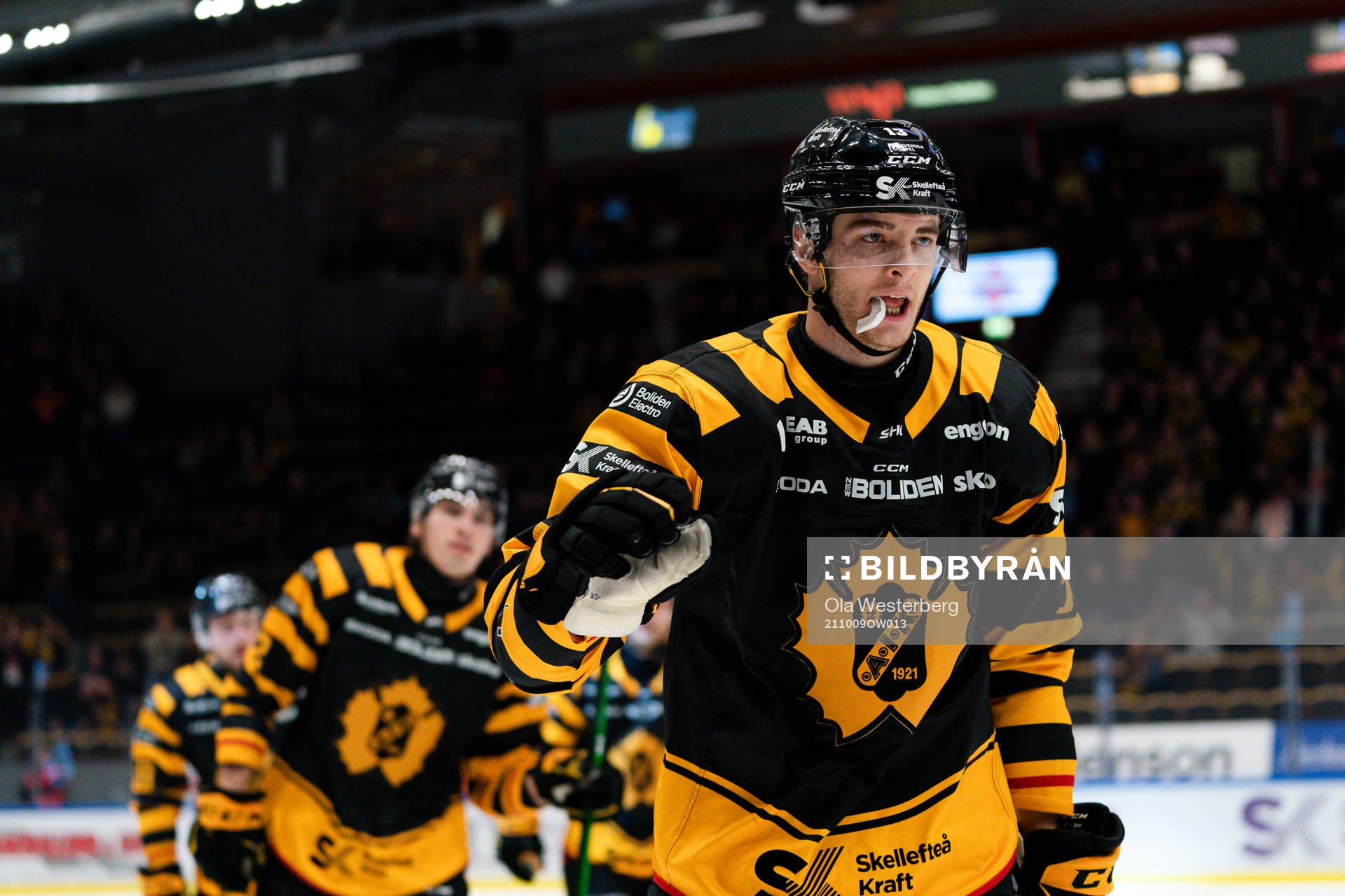 Skellefteås Stefan Loibl jublar