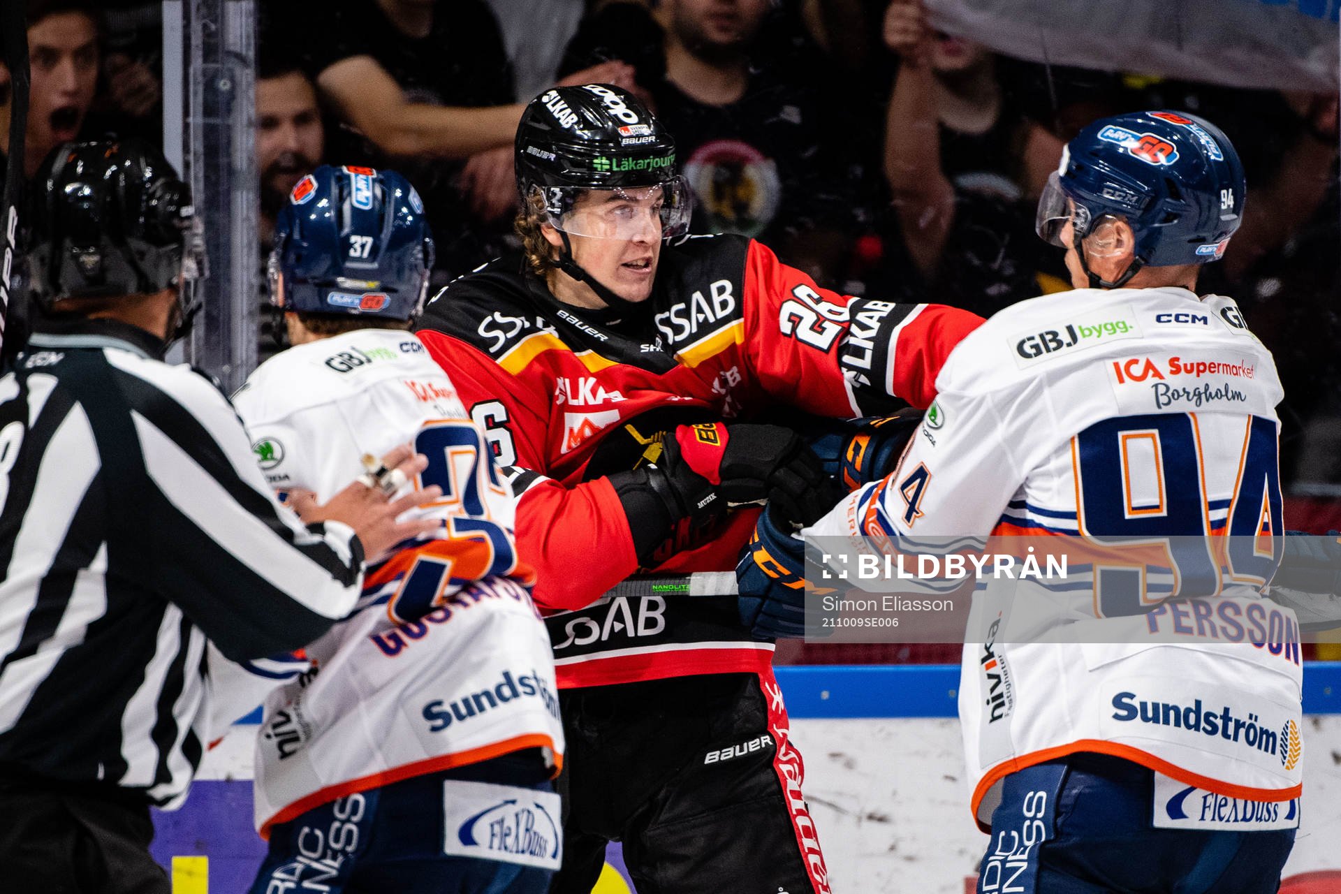 Luleås Radek Muzik och Växjös Joel Persson