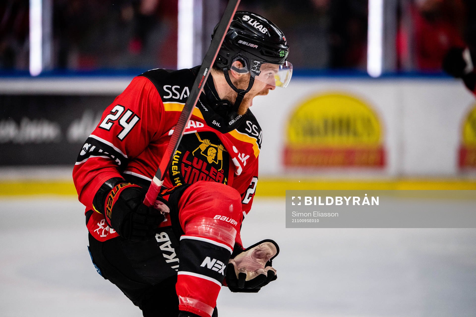 Luleås Brendan Shinnimin jublar
