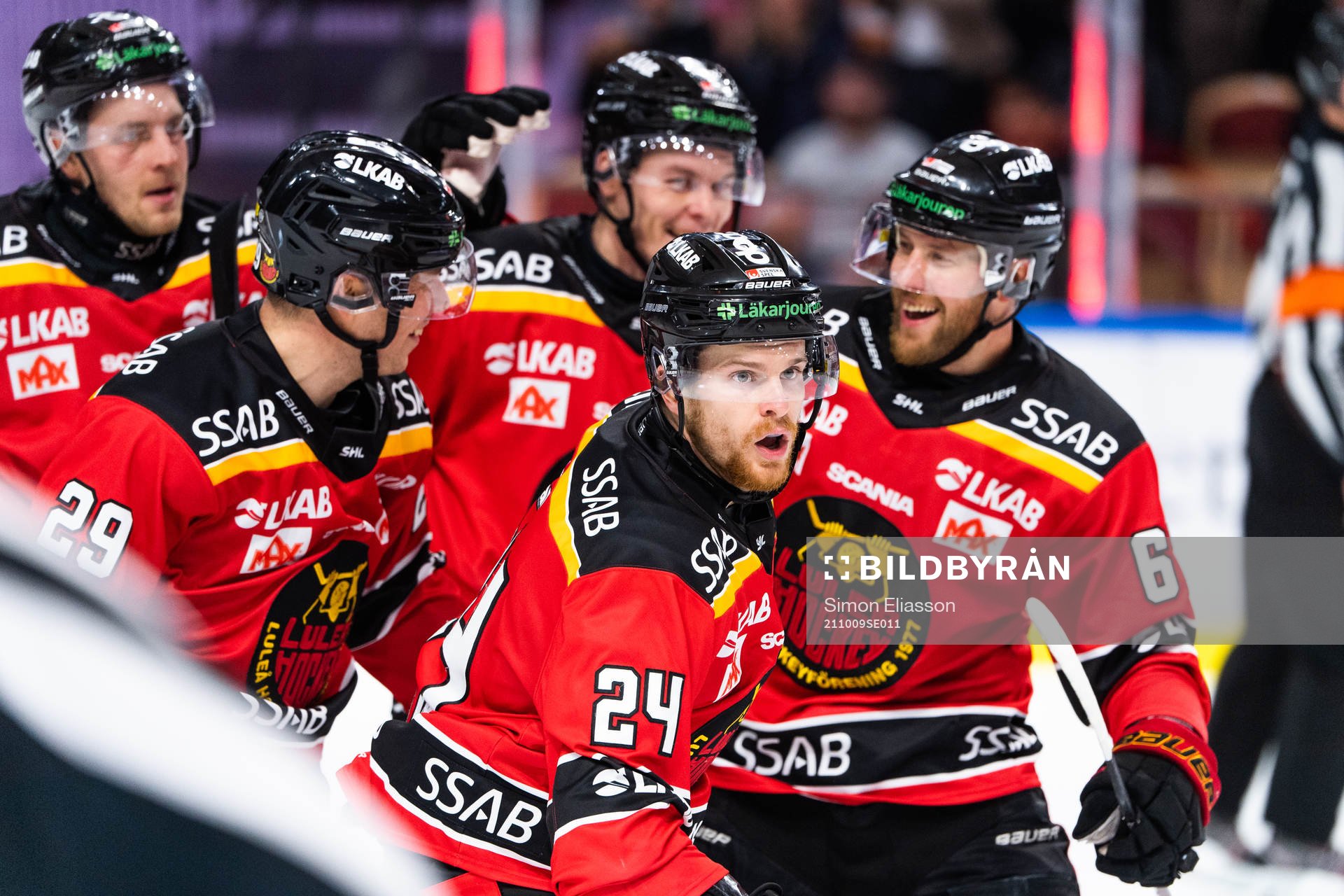 Luleås Brendan Shinnimin jublar