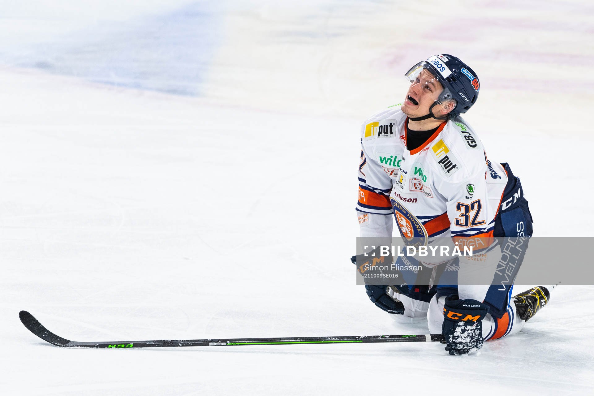 Växjös Oscar Hagman  deppar