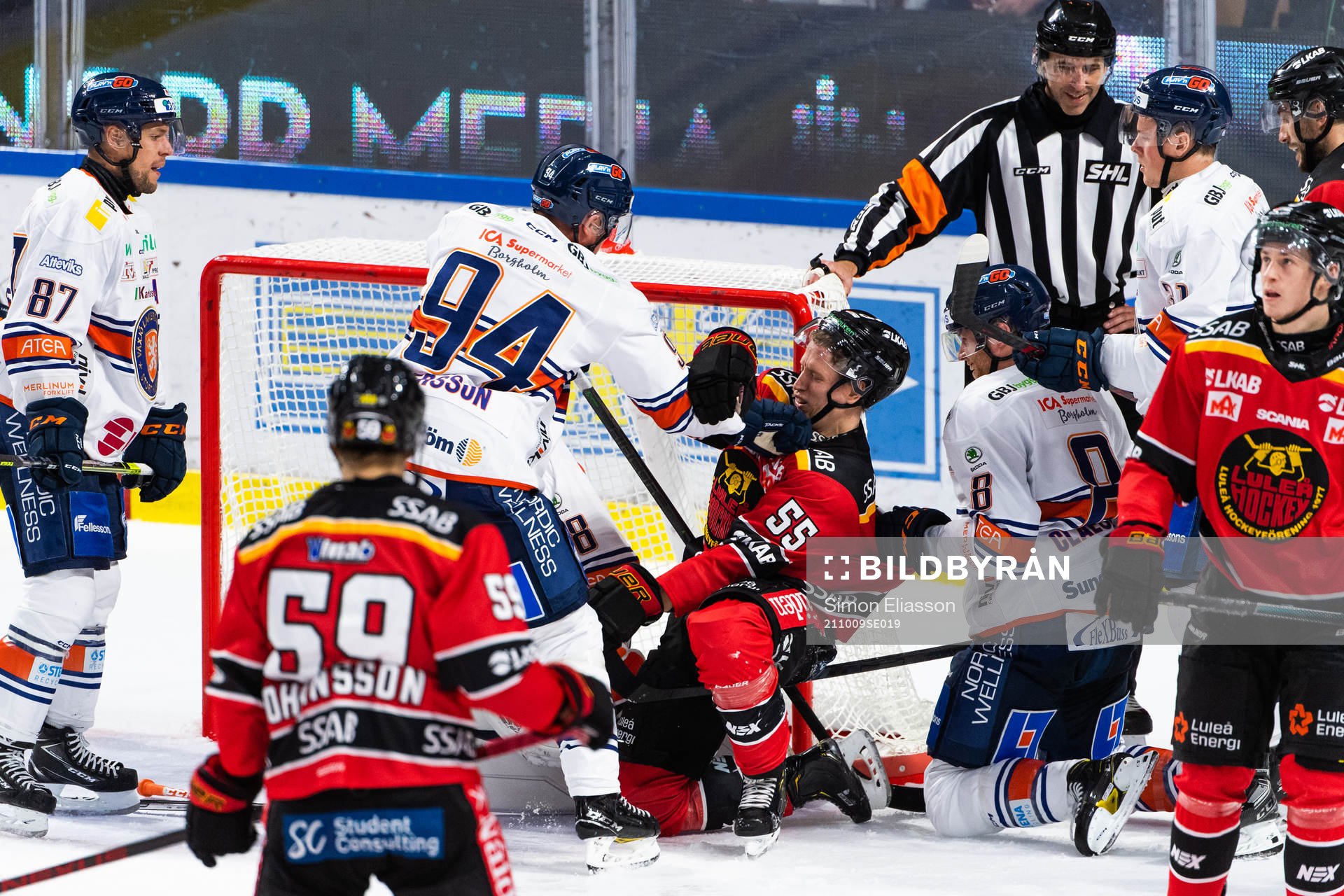 Växjös Joel Persson och Luleås Vilmos Gallo