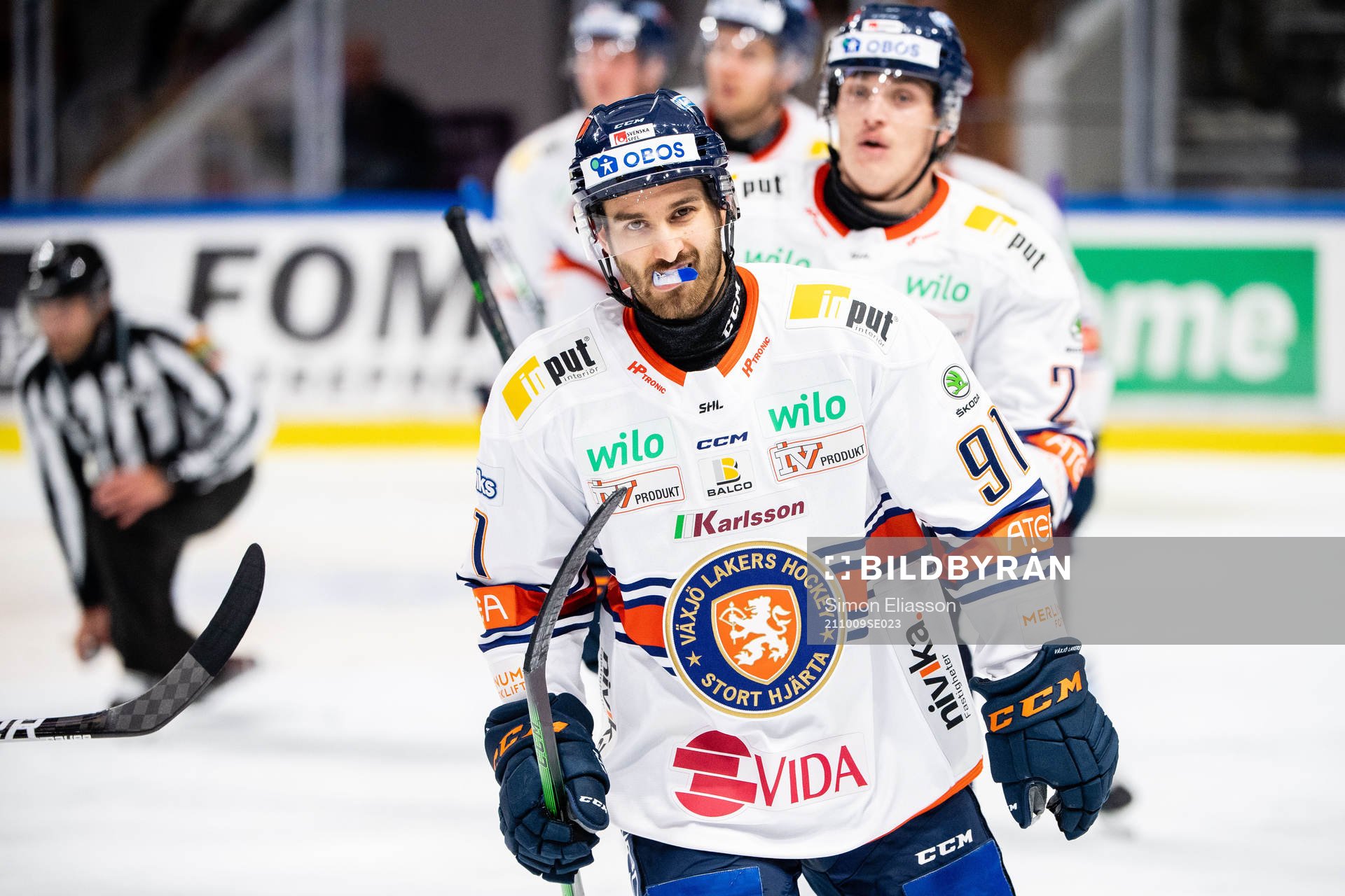 Växjös Andrew Calof jublar