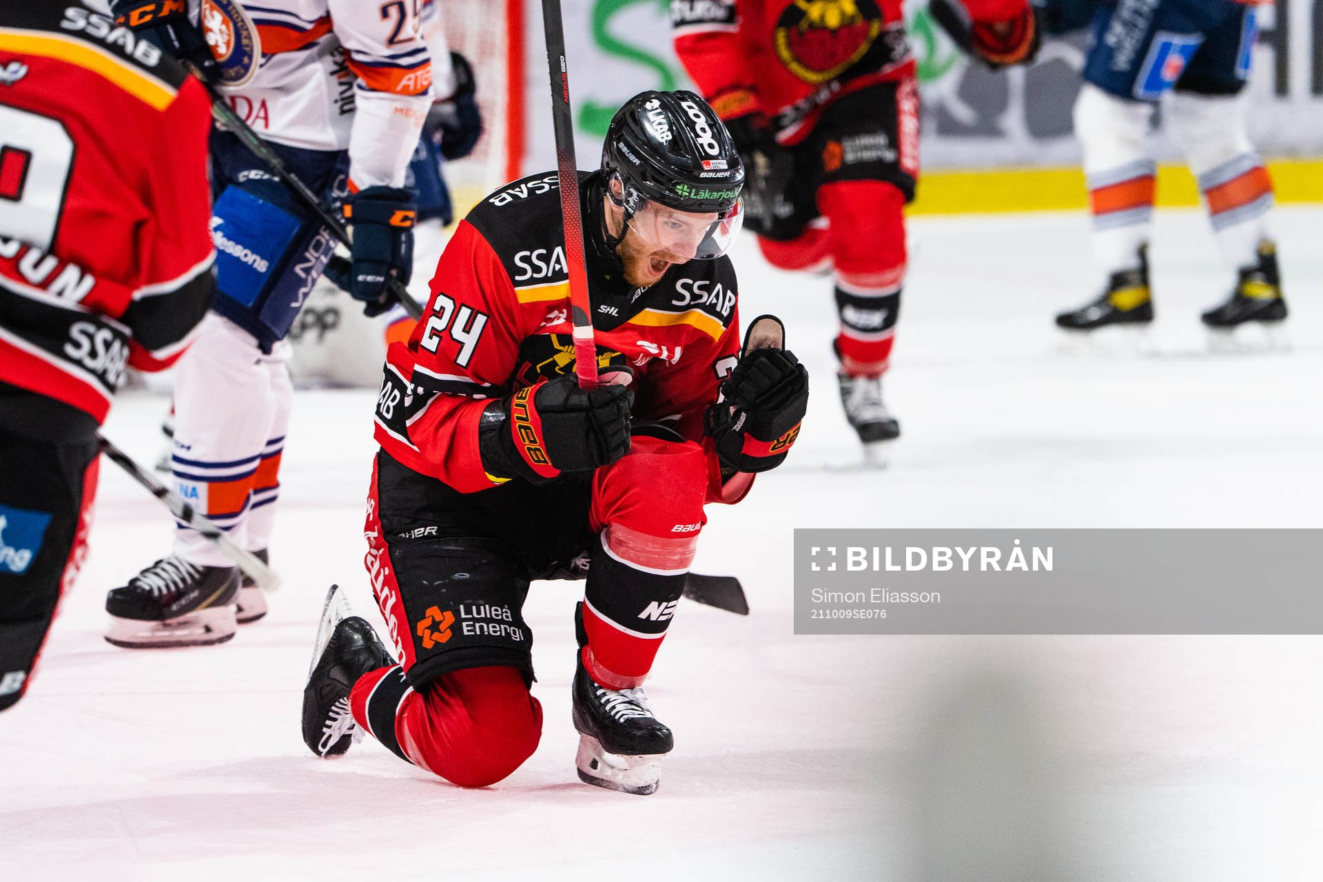 Luleås Brendan Shinnimin jublar