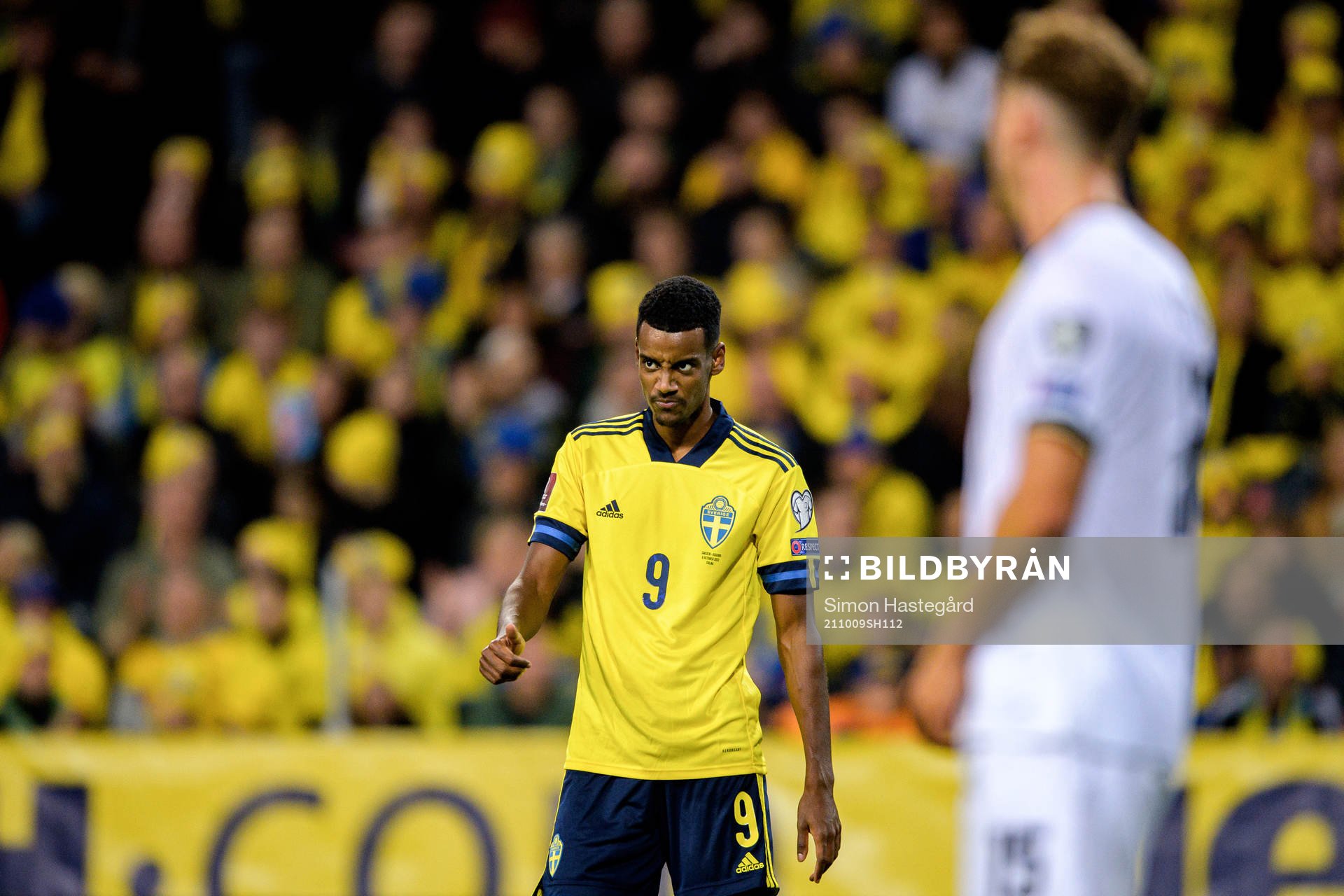 Alexander Isak of Sweden