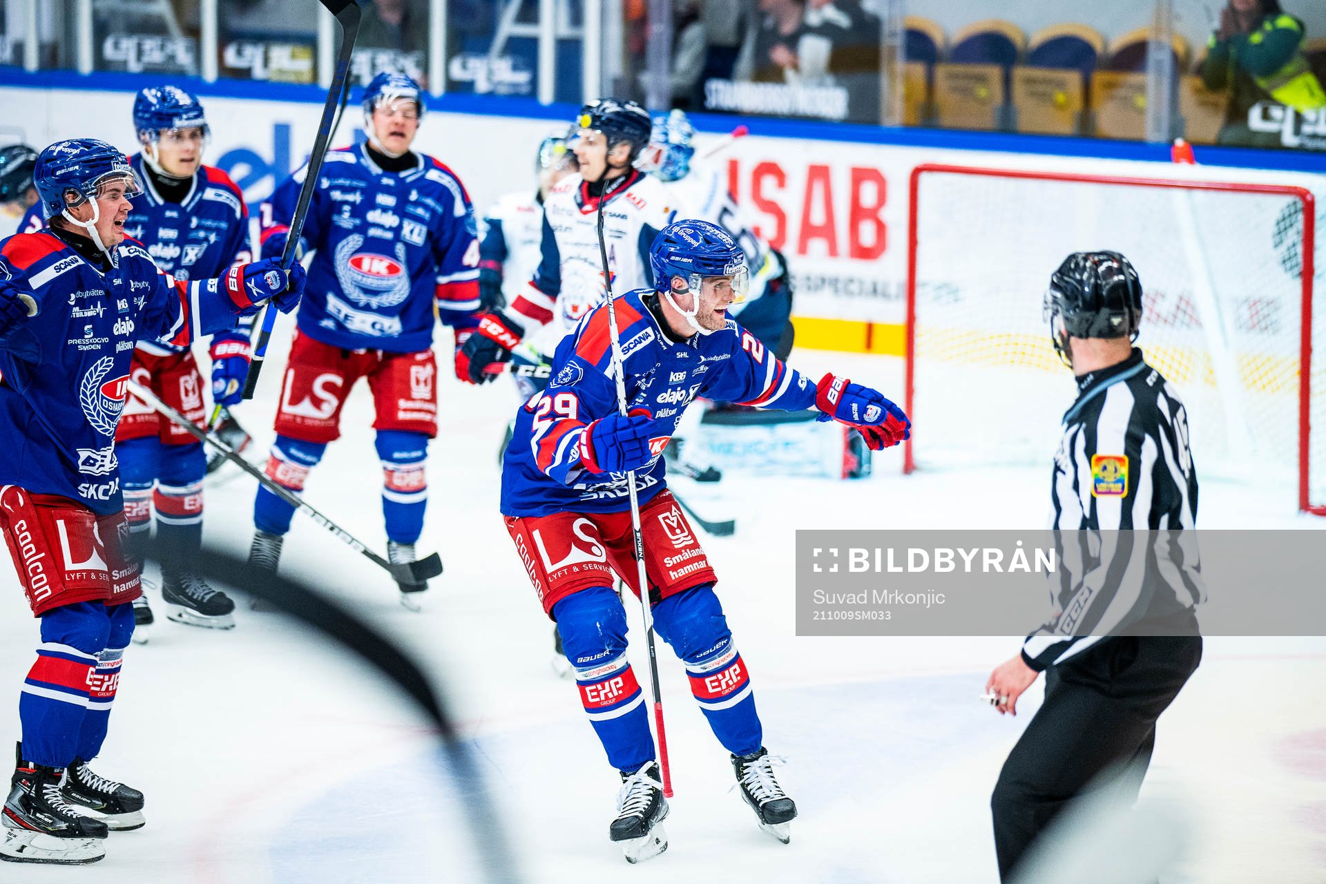 Oskarshamns Kim Rosdahl jublar