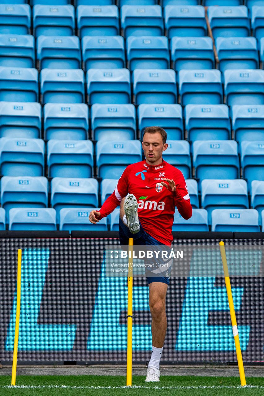 Fredrik Aursnes of the Norwegian national football team