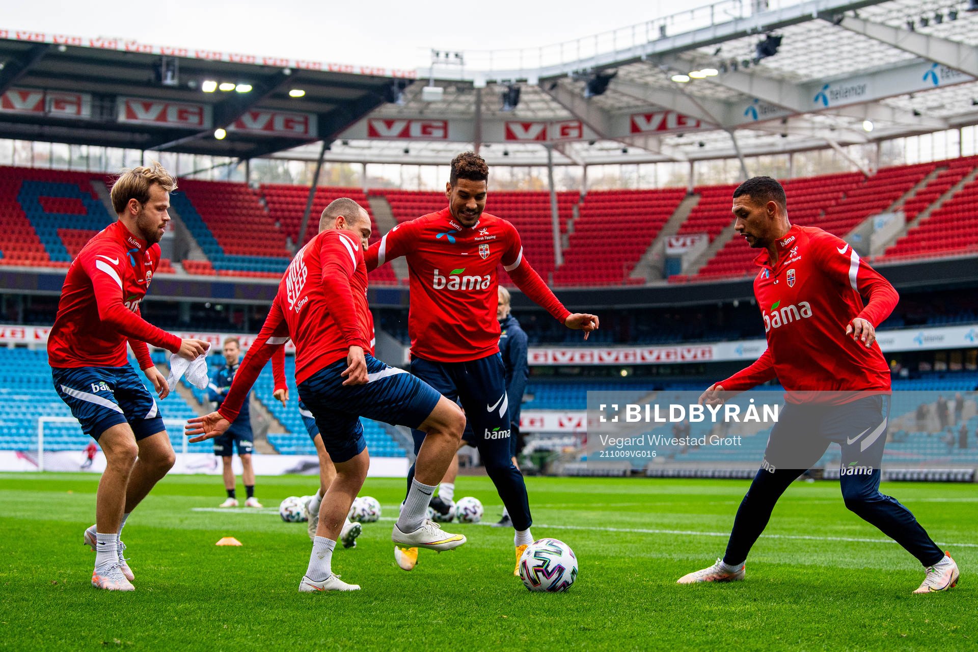 Iver Fossum, Veton Berisha, Ohi Omoijuanfo and Ruben