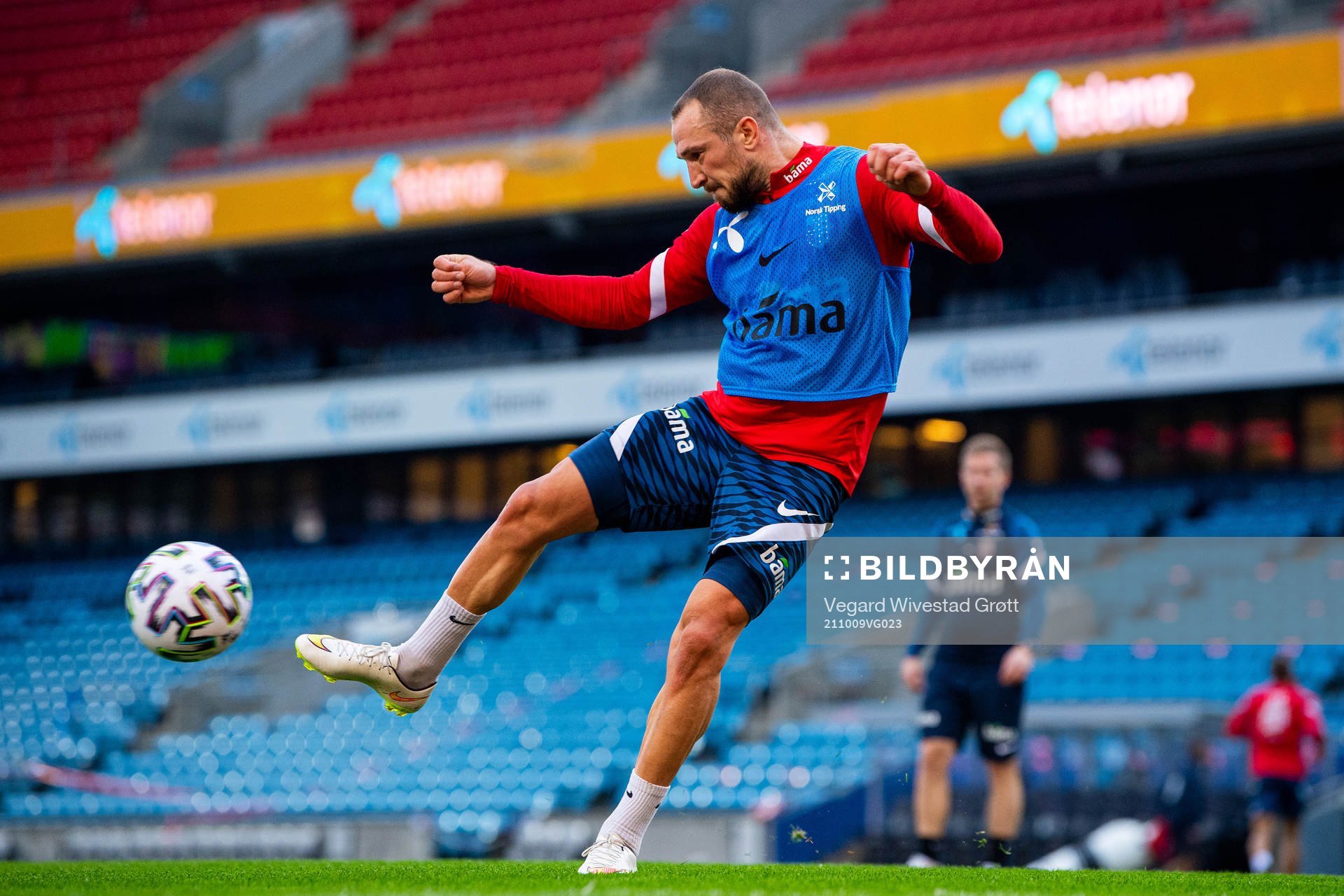 Veton Berisha of the Norwegian national football team