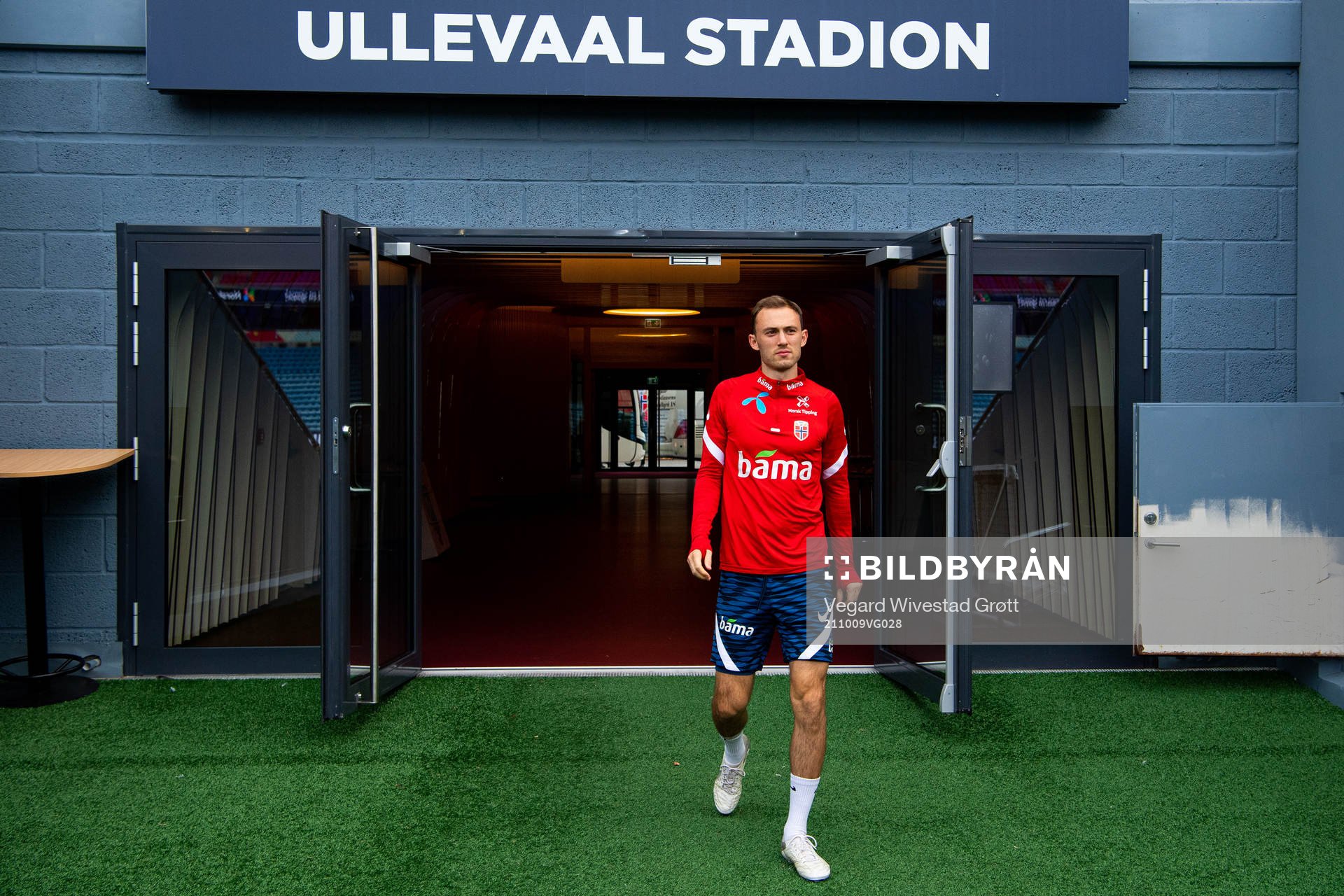 Fredrik Aursnes of the Norwegian national football team