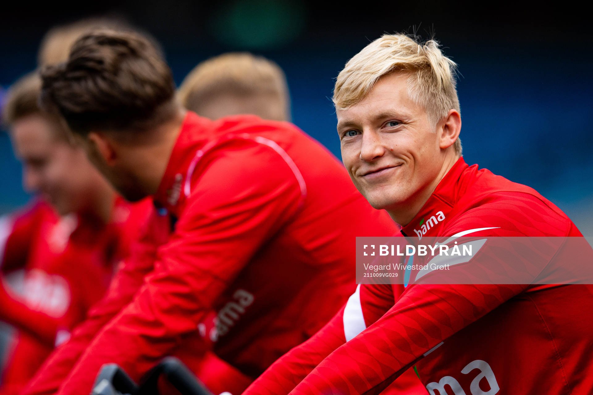 Birger Meling of the Norwegian national football team