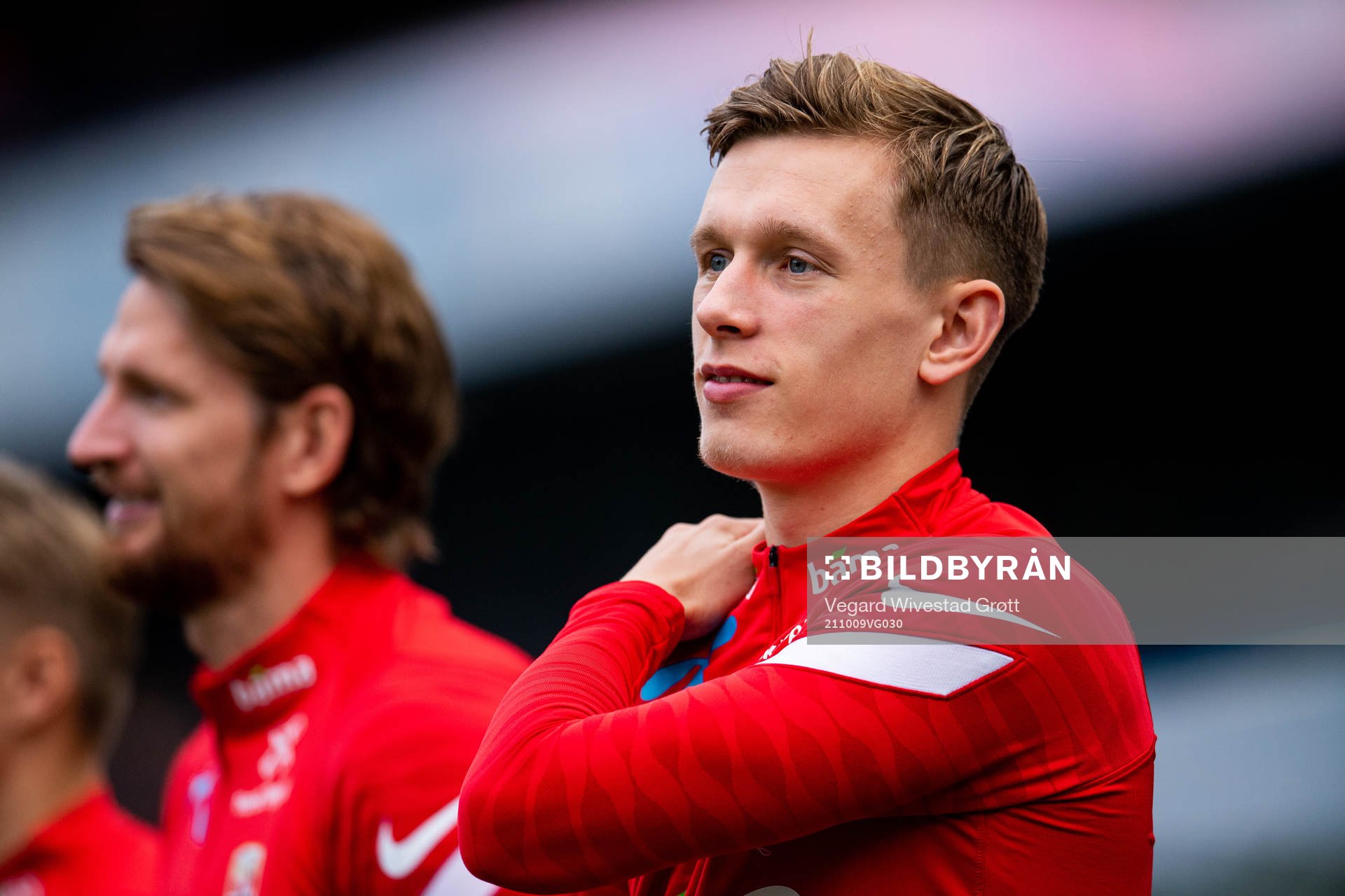 Marcus Holmgren Pedersen of the Norwegian national football