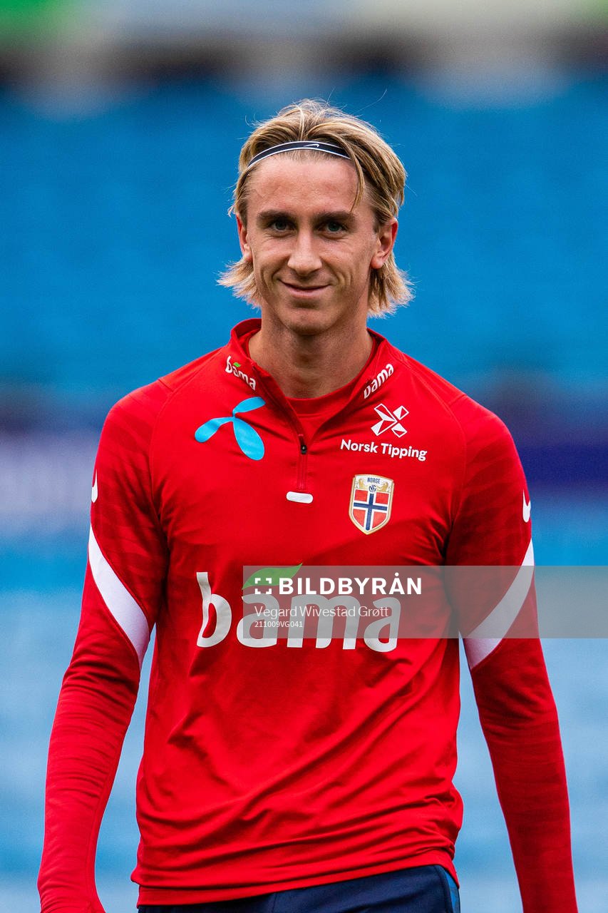 Dennis Johnsen of the Norwegian national football team