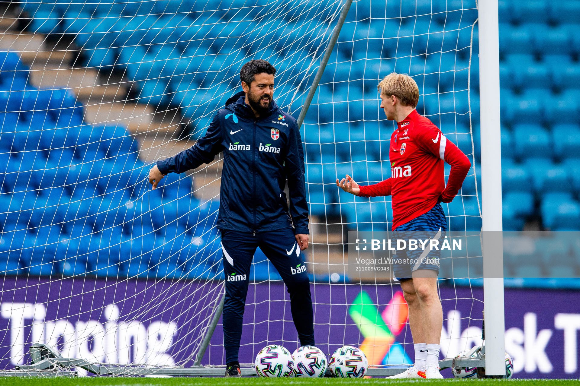 Bernardo Cueva, tactical statistician of the Norwegian