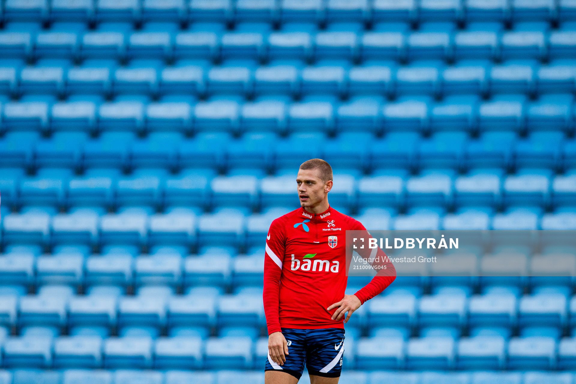 Julian Ryerson of the Norwegian national football team