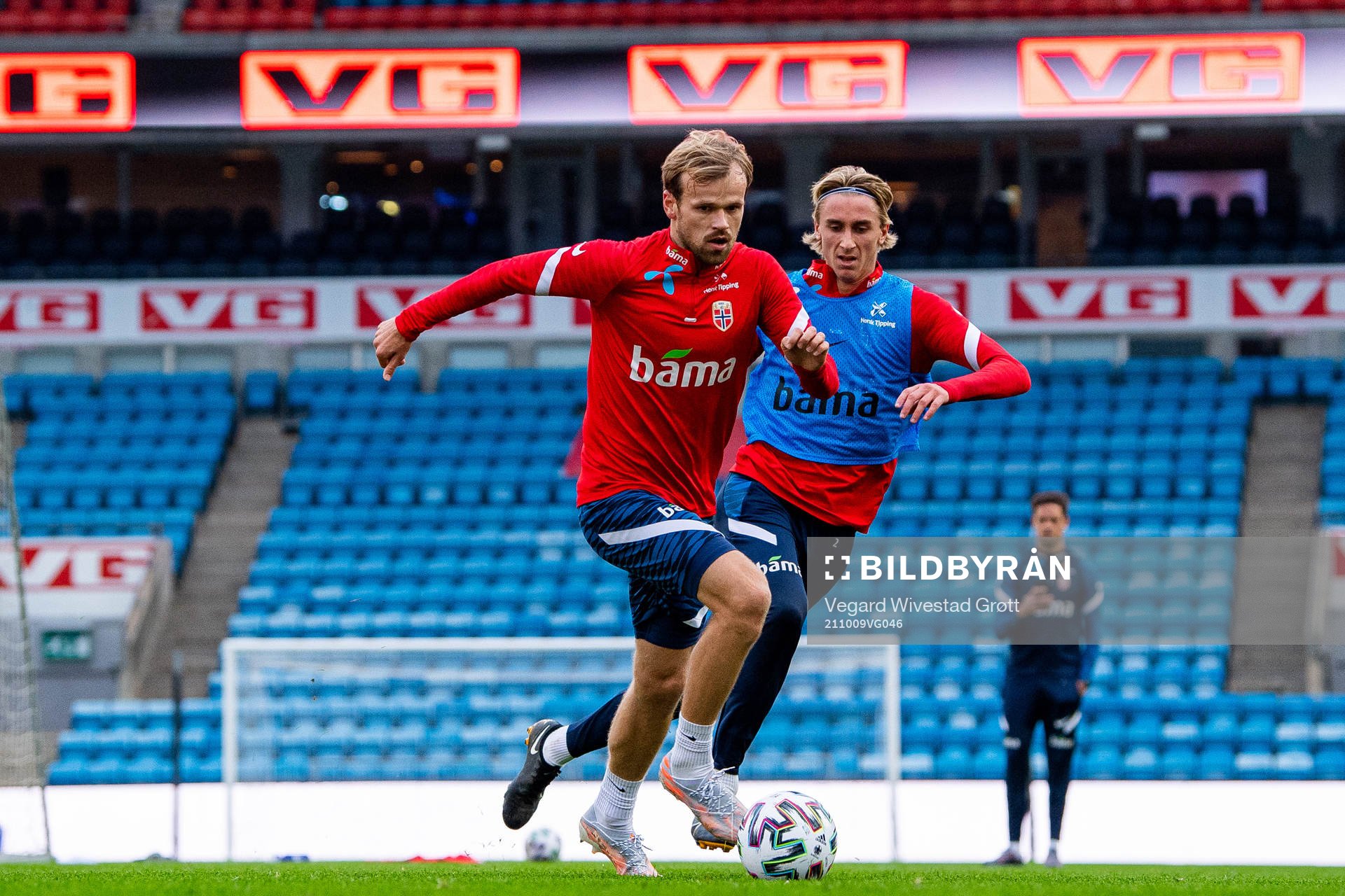 Iver Fossum and Dennis Johnsen of the Norwegian national
